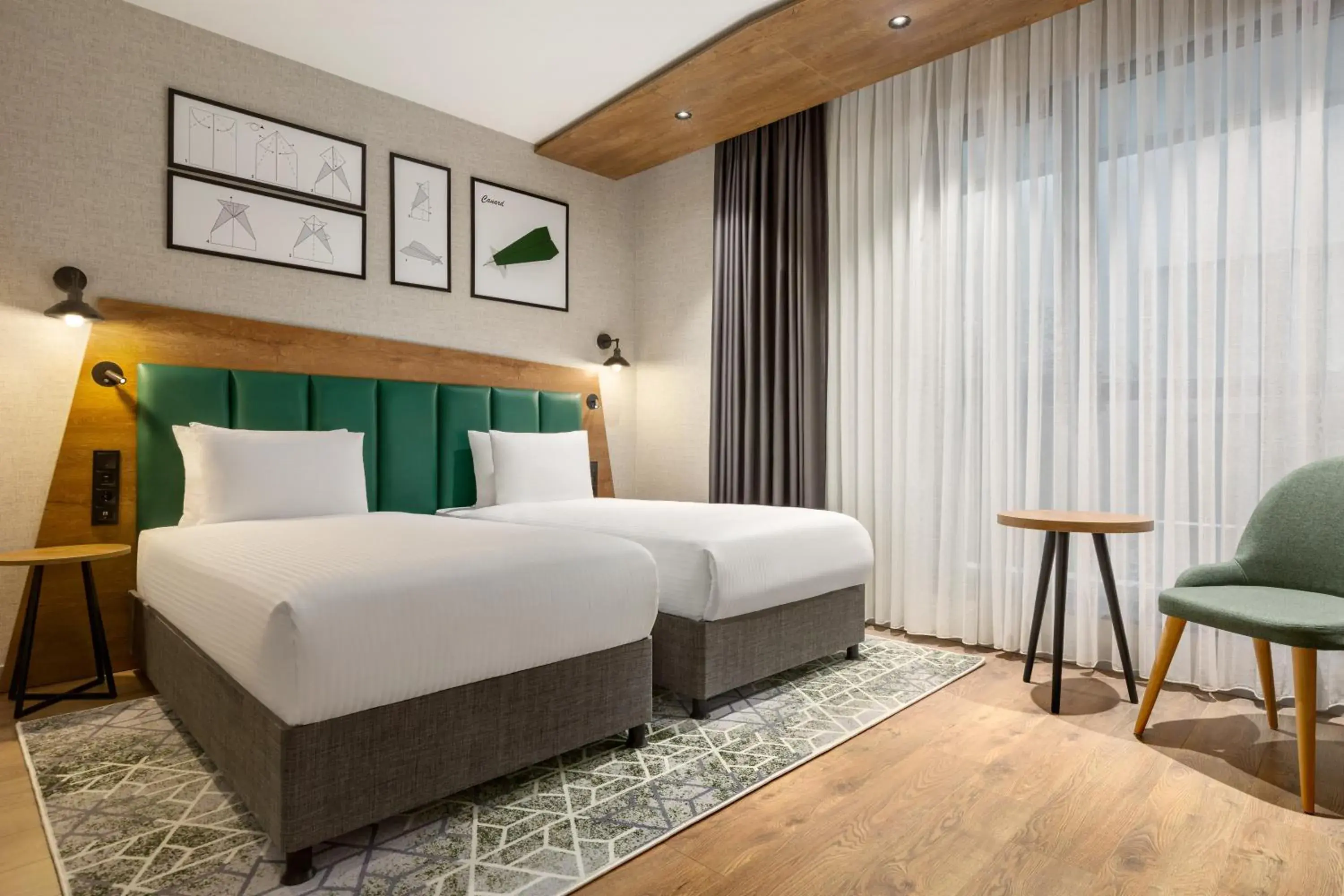 Standard Room with Two Twin Beds - single occupancy in Ramada Encore by Wyndham Istanbul Arnavutkoy Standard Room with Two Twin Beds - single occupancy in Ramada Encore by Wyndham Istanbul Arnavutkoy