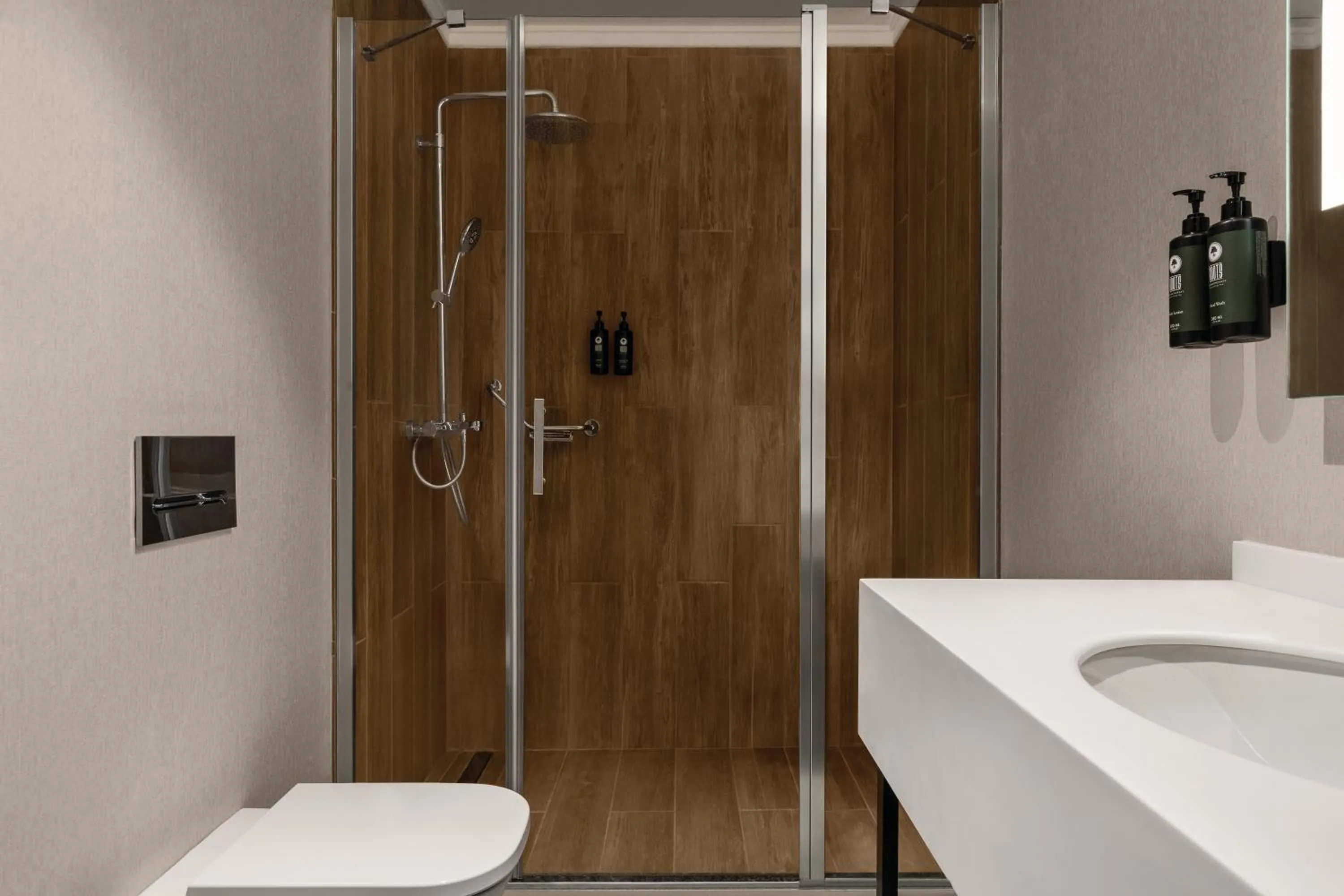 Shower in Ramada Encore by Wyndham Istanbul Arnavutkoy