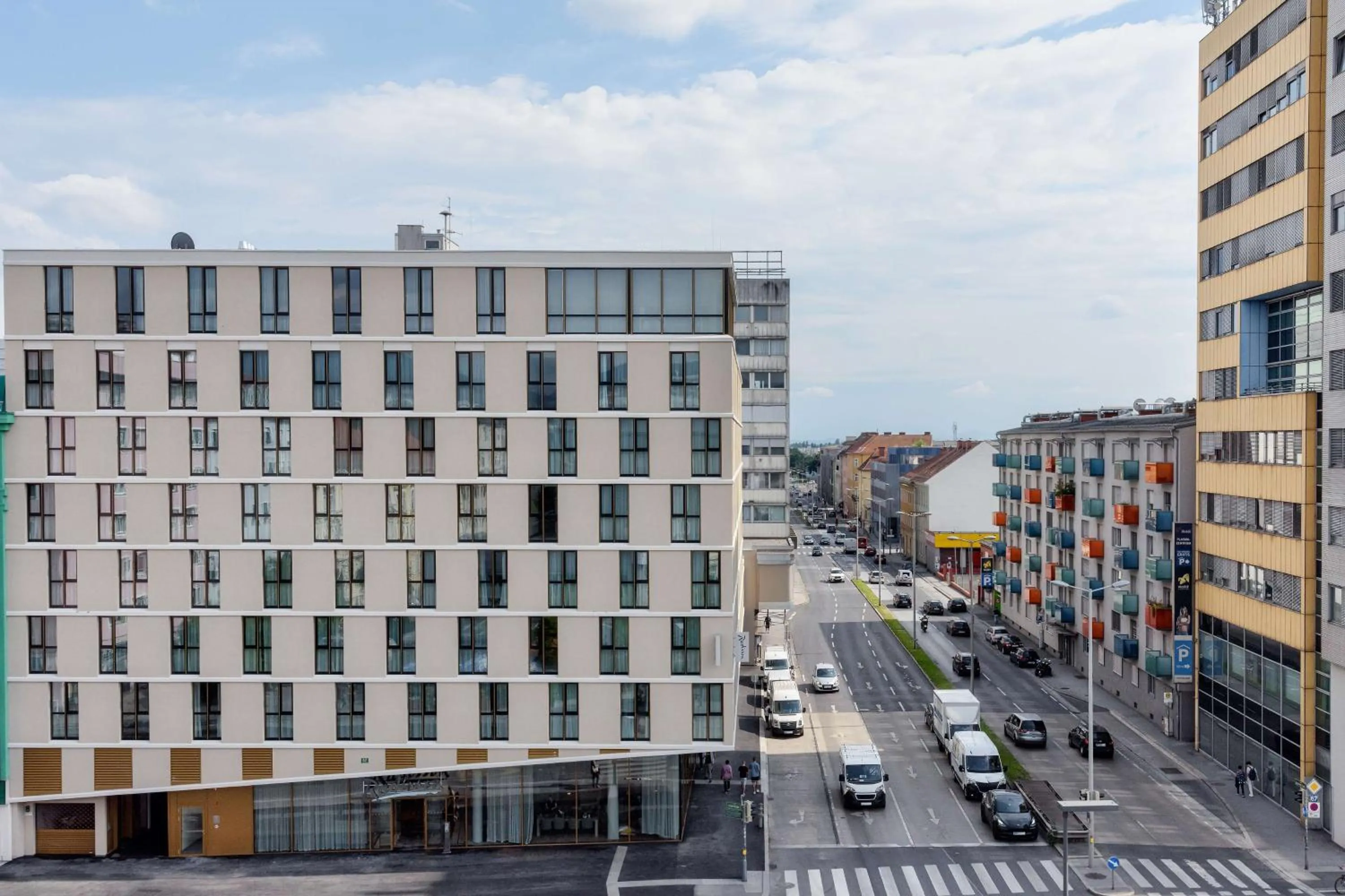 Property building in Radisson Hotel Graz