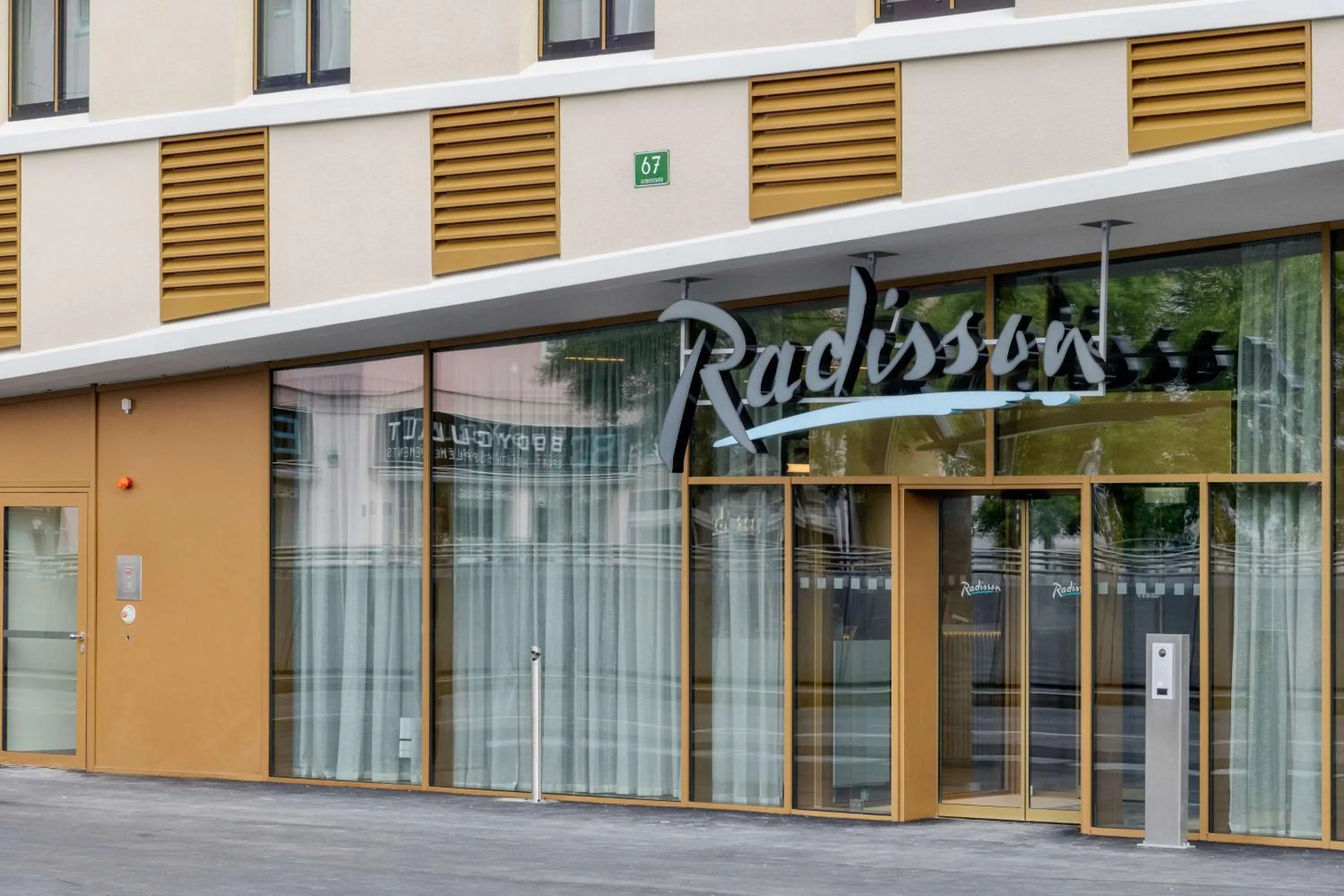 Property building in Radisson Hotel Graz