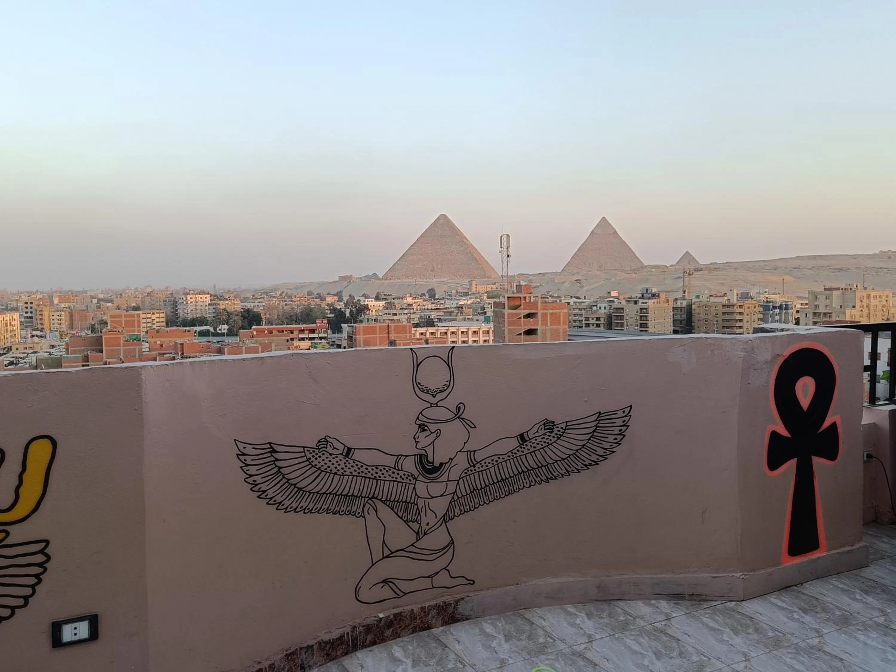 Nearby landmark in Sneferu Pyramids inn - Full Pyramids View