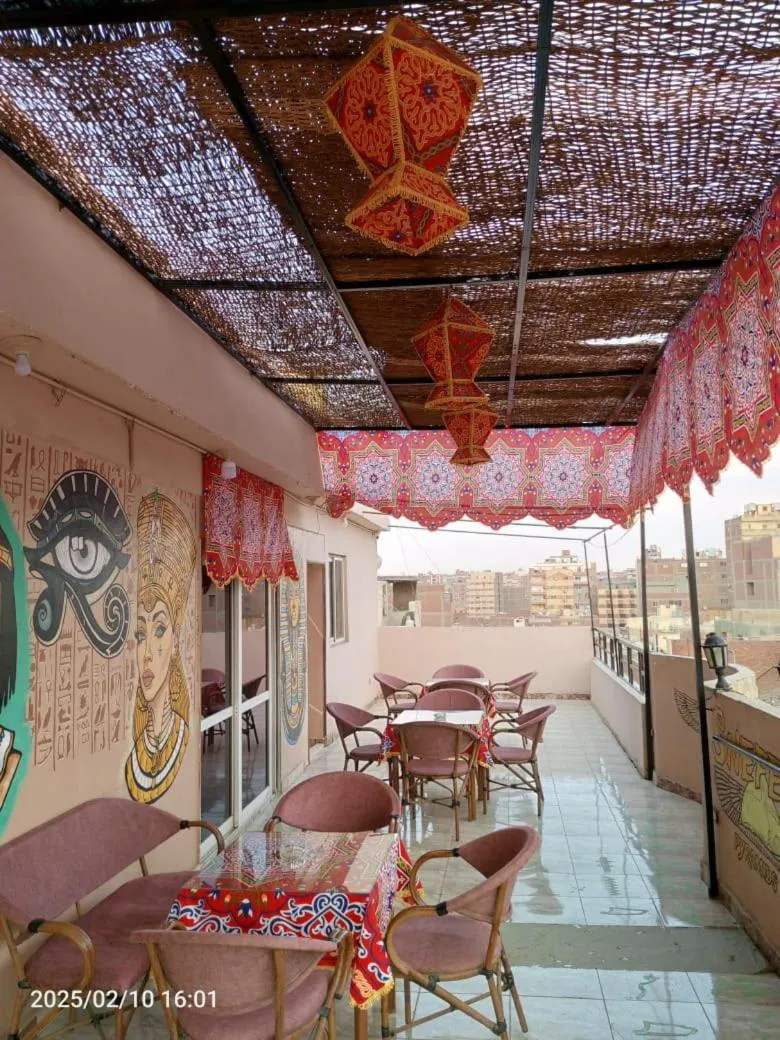 Sneferu Pyramids inn - Full Pyramids View