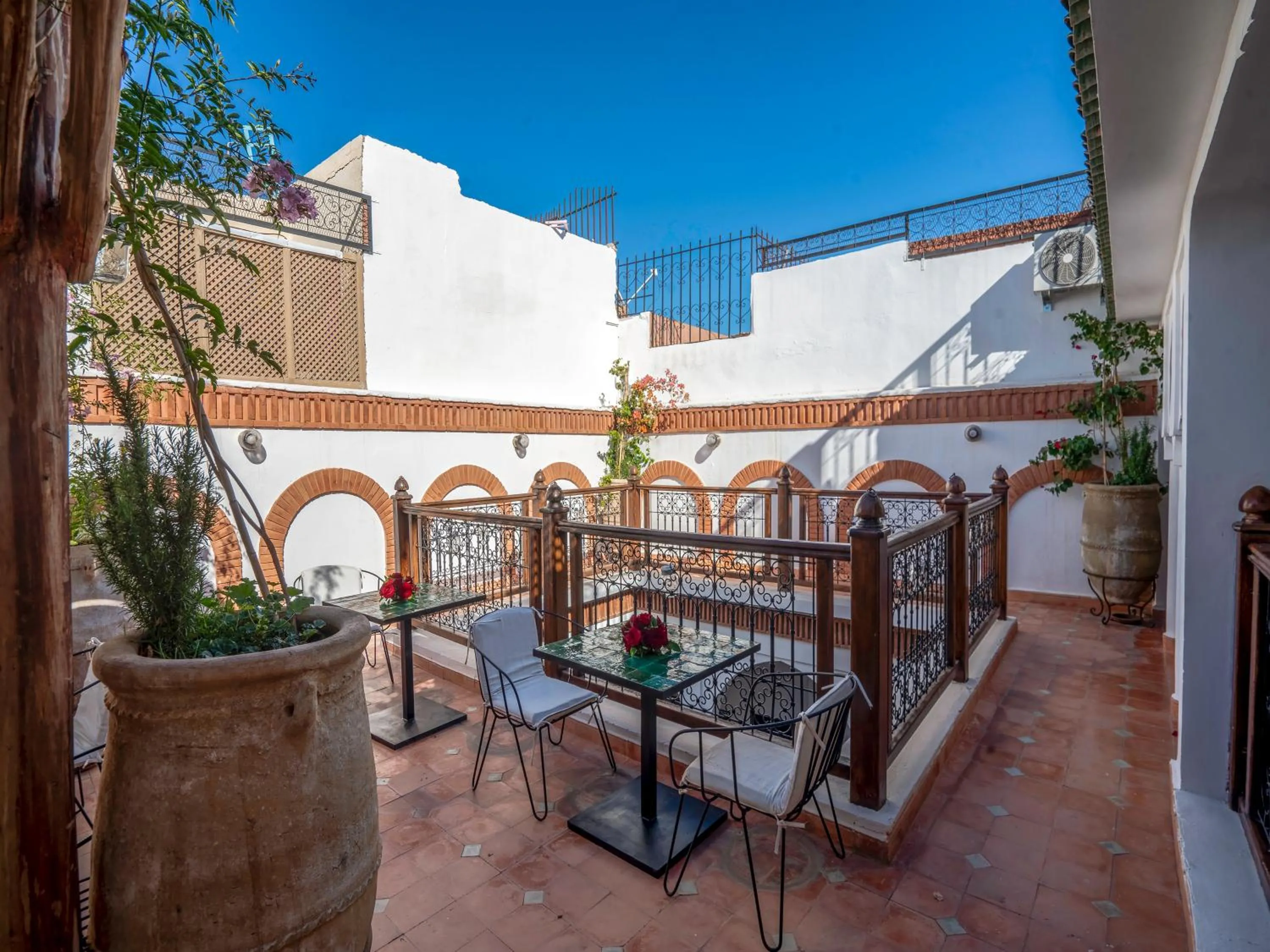 Patio in Riad Kilimini & SPA