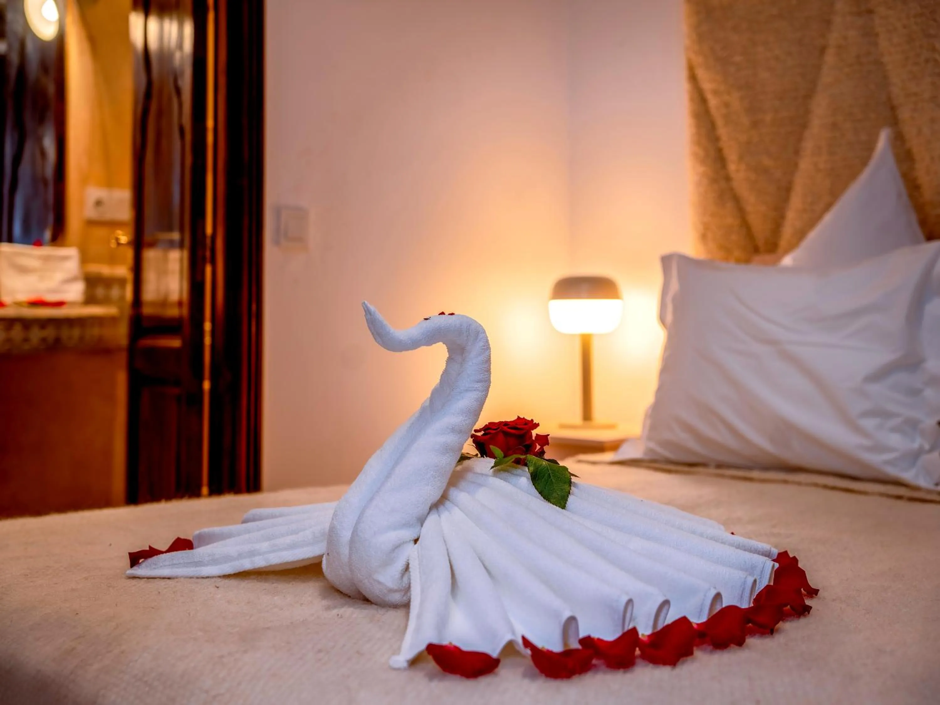 Bed in Riad Kilimini & SPA