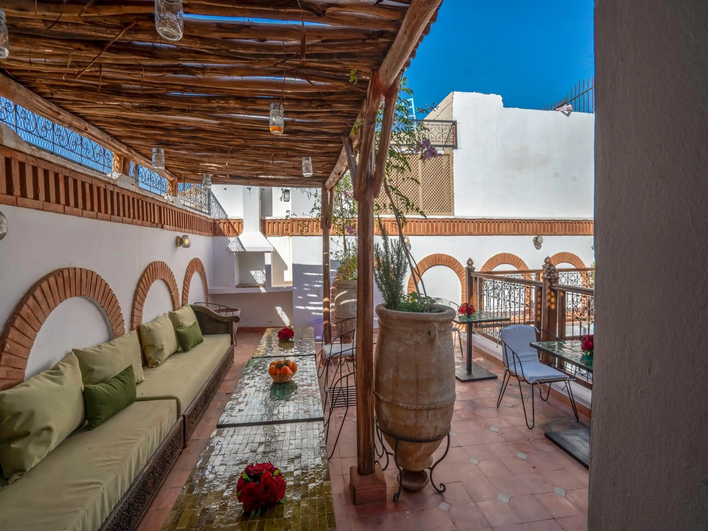 Patio in Riad Kilimini & SPA