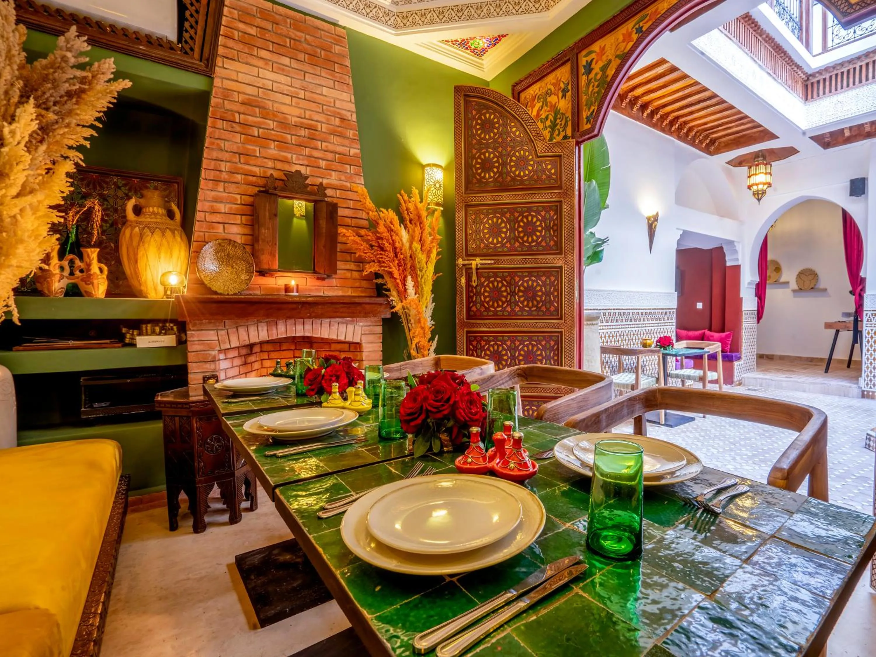 Living room in Riad Kilimini & SPA