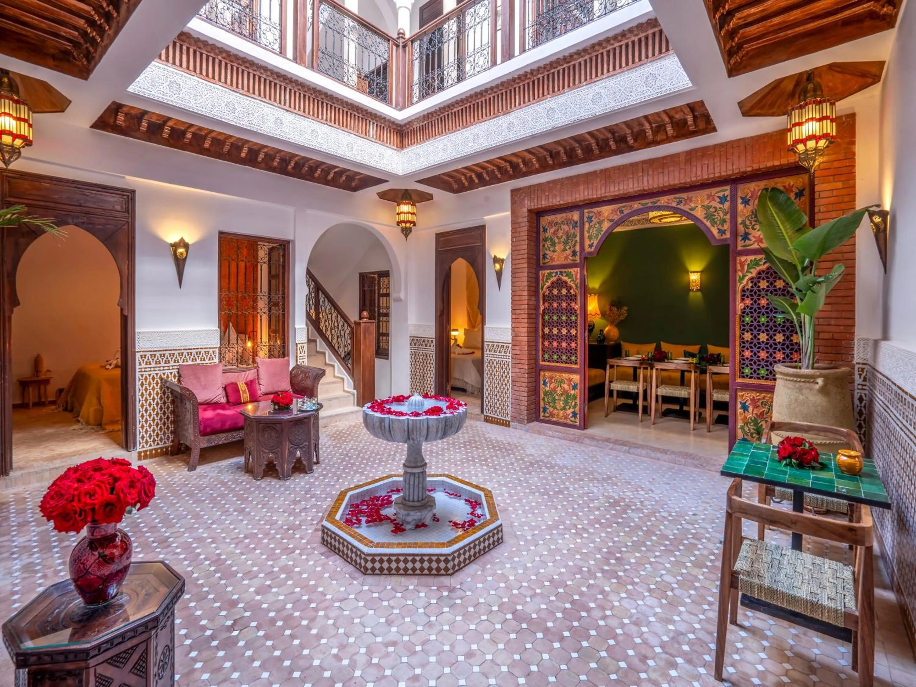 Living room in Riad Kilimini & SPA