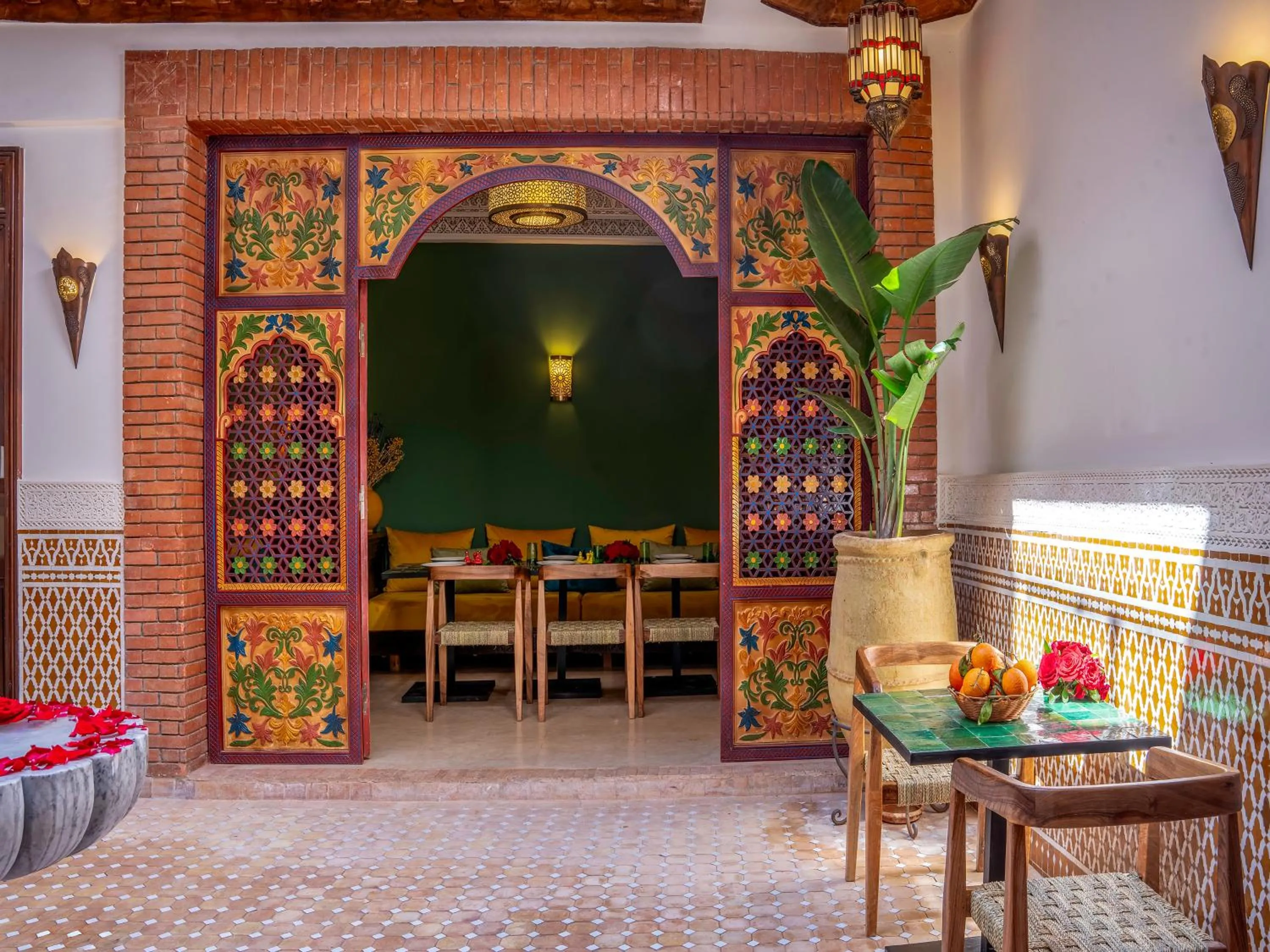 Living room in Riad Kilimini & SPA
