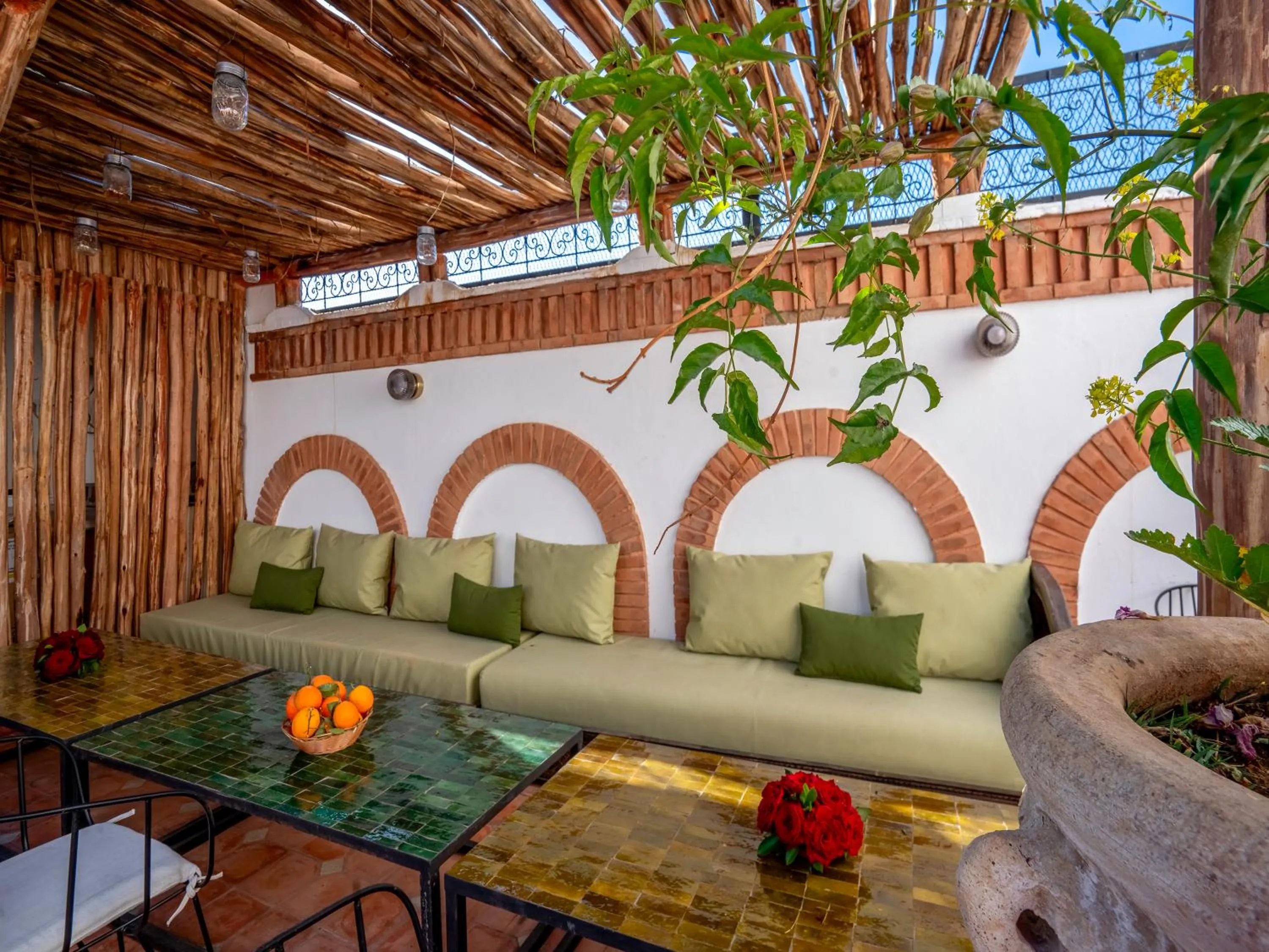 Patio in Riad Kilimini & SPA