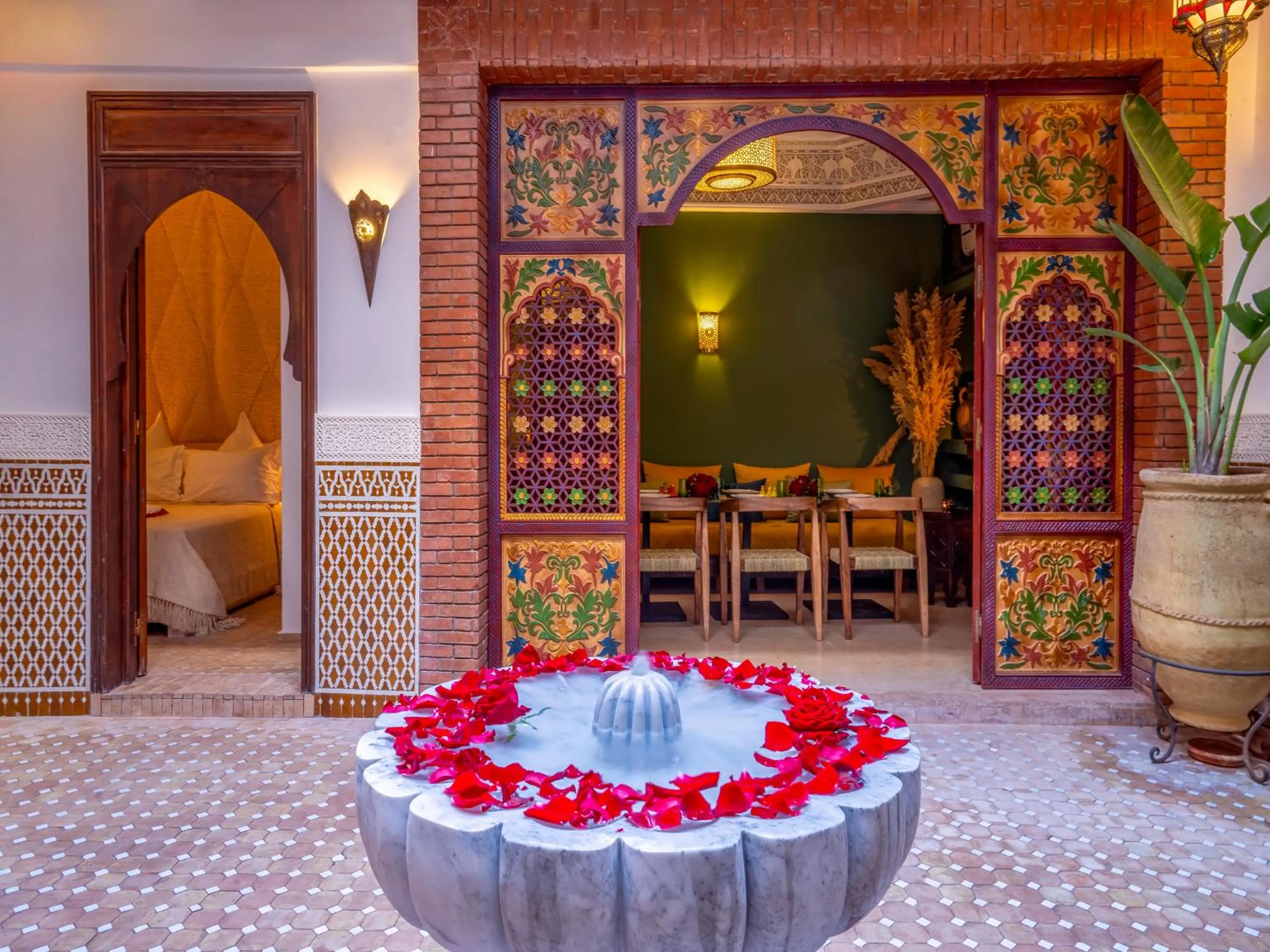 Patio in Riad Kilimini & SPA