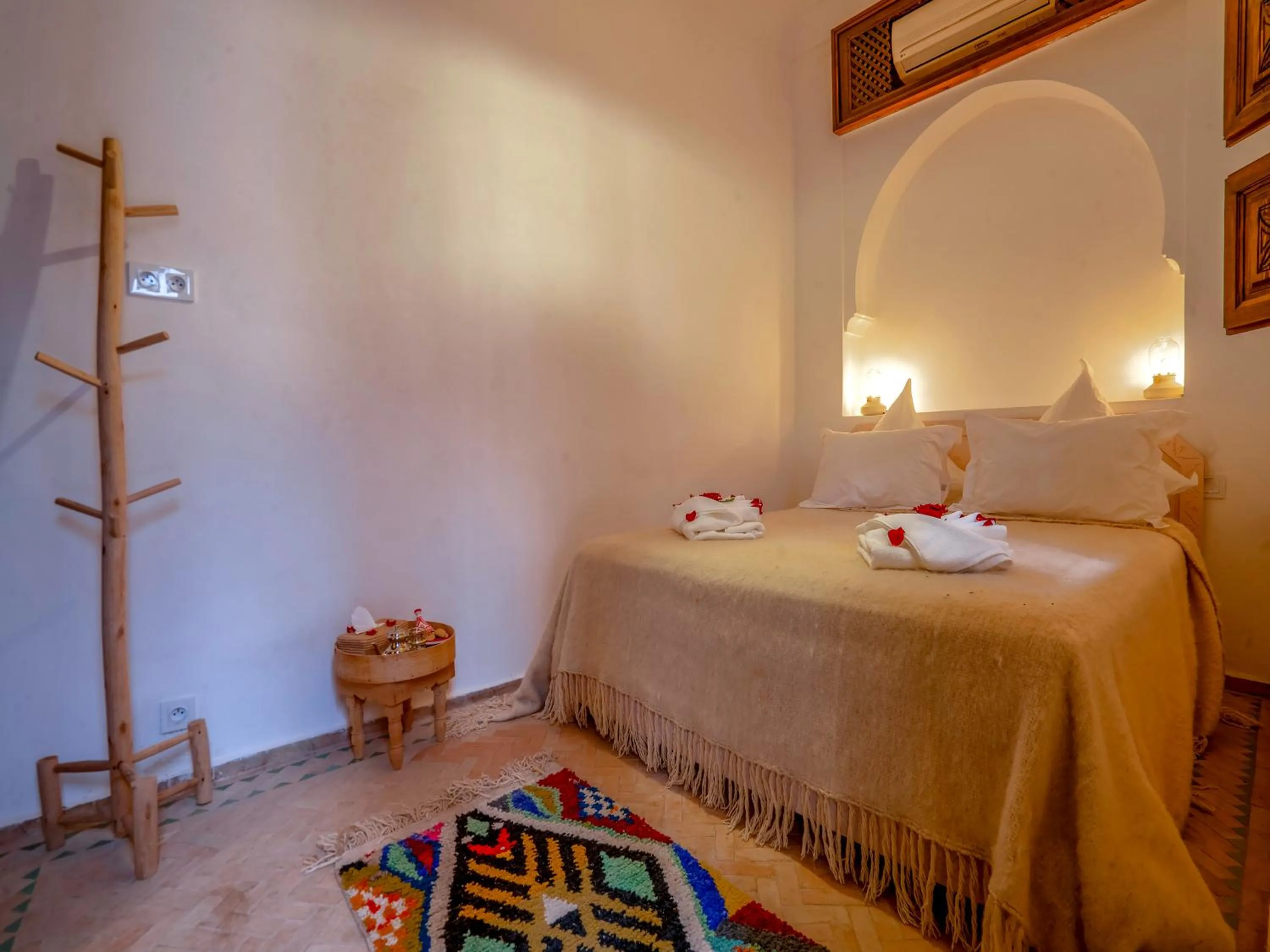 Bed in Riad Kilimini & SPA