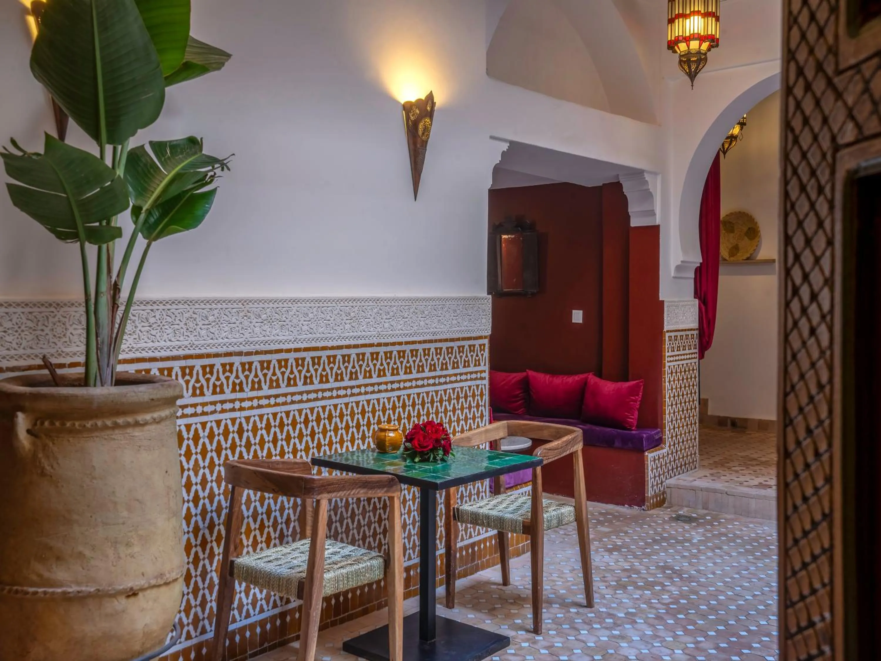 Living room in Riad Kilimini & SPA