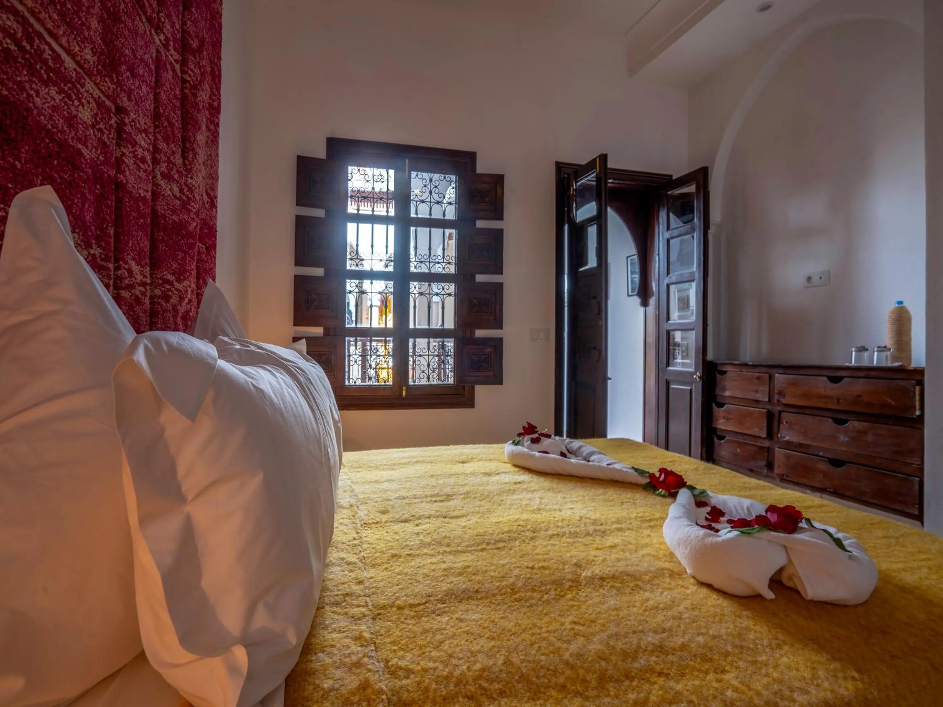 Bed in Riad Kilimini & SPA