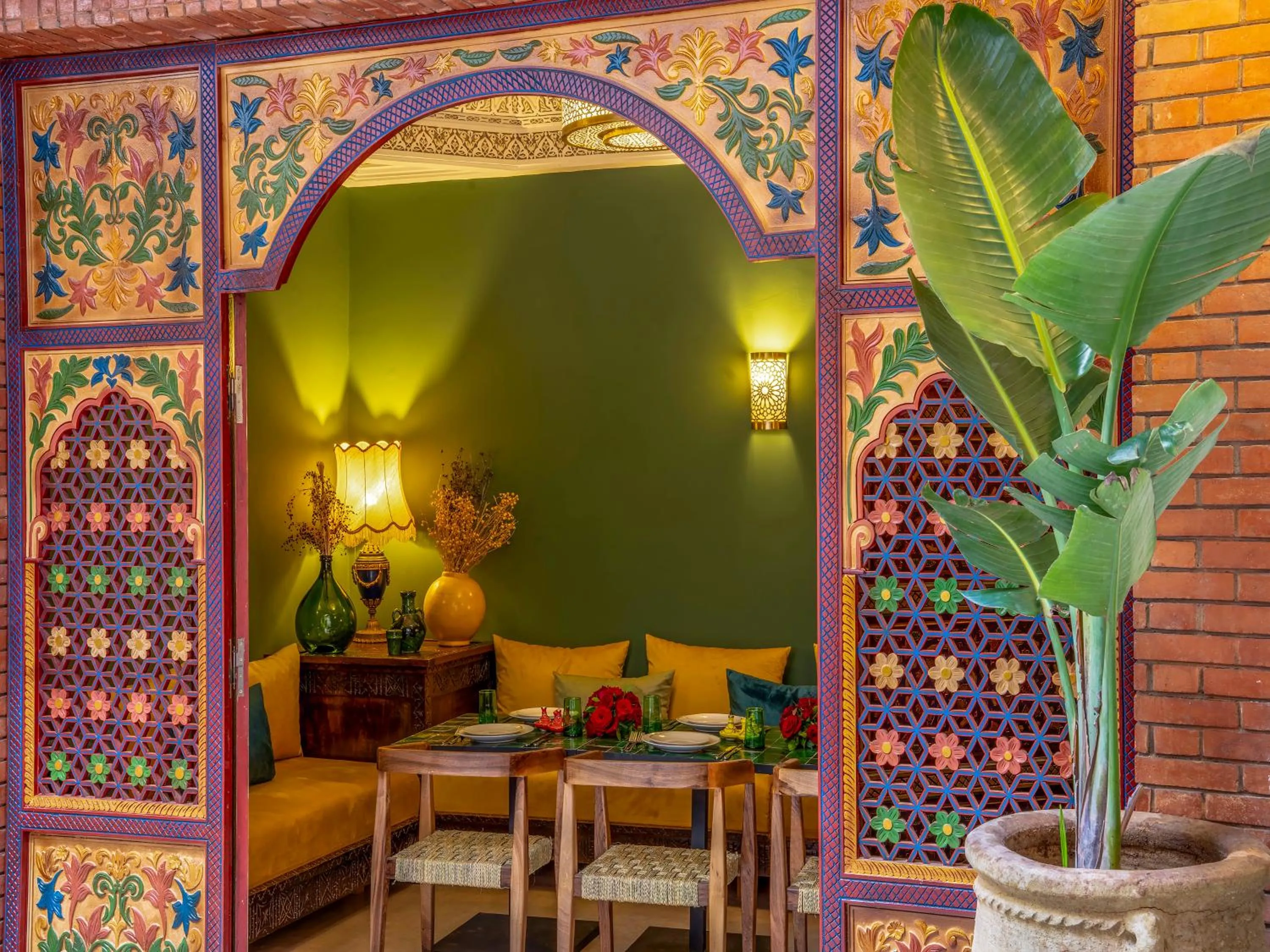 Living room in Riad Kilimini & SPA