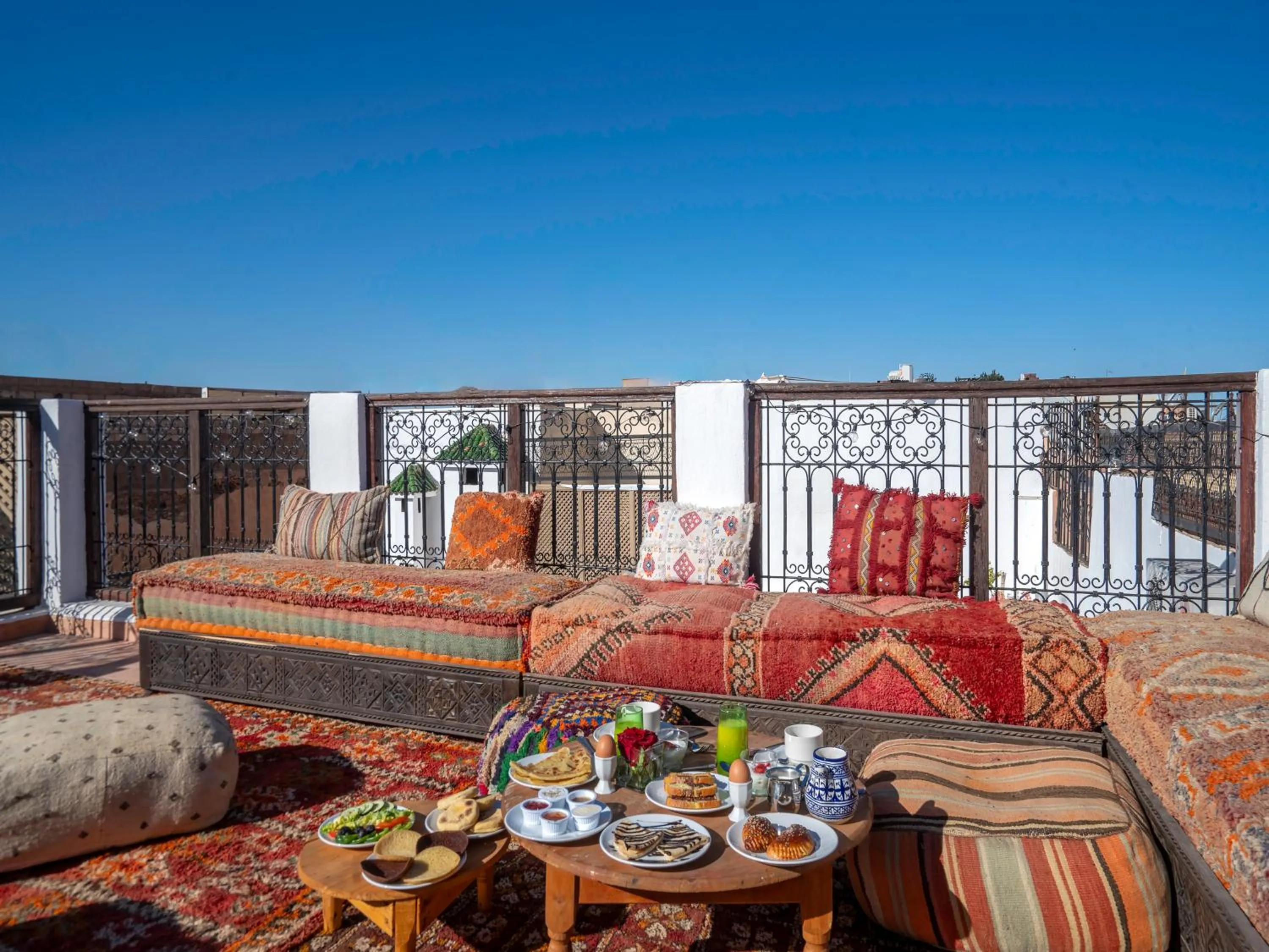 Patio in Riad Kilimini & SPA