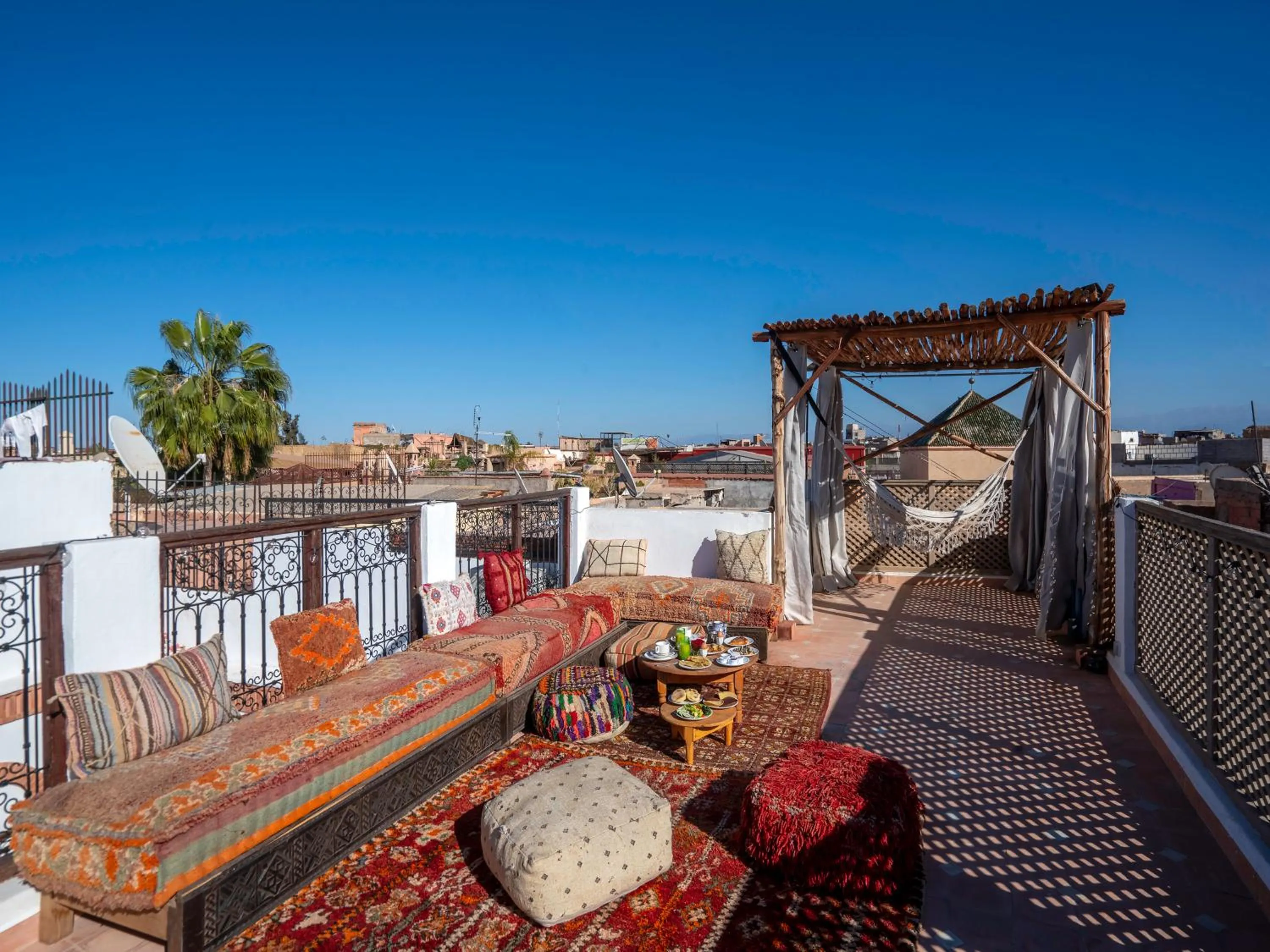 Patio in Riad Kilimini & SPA