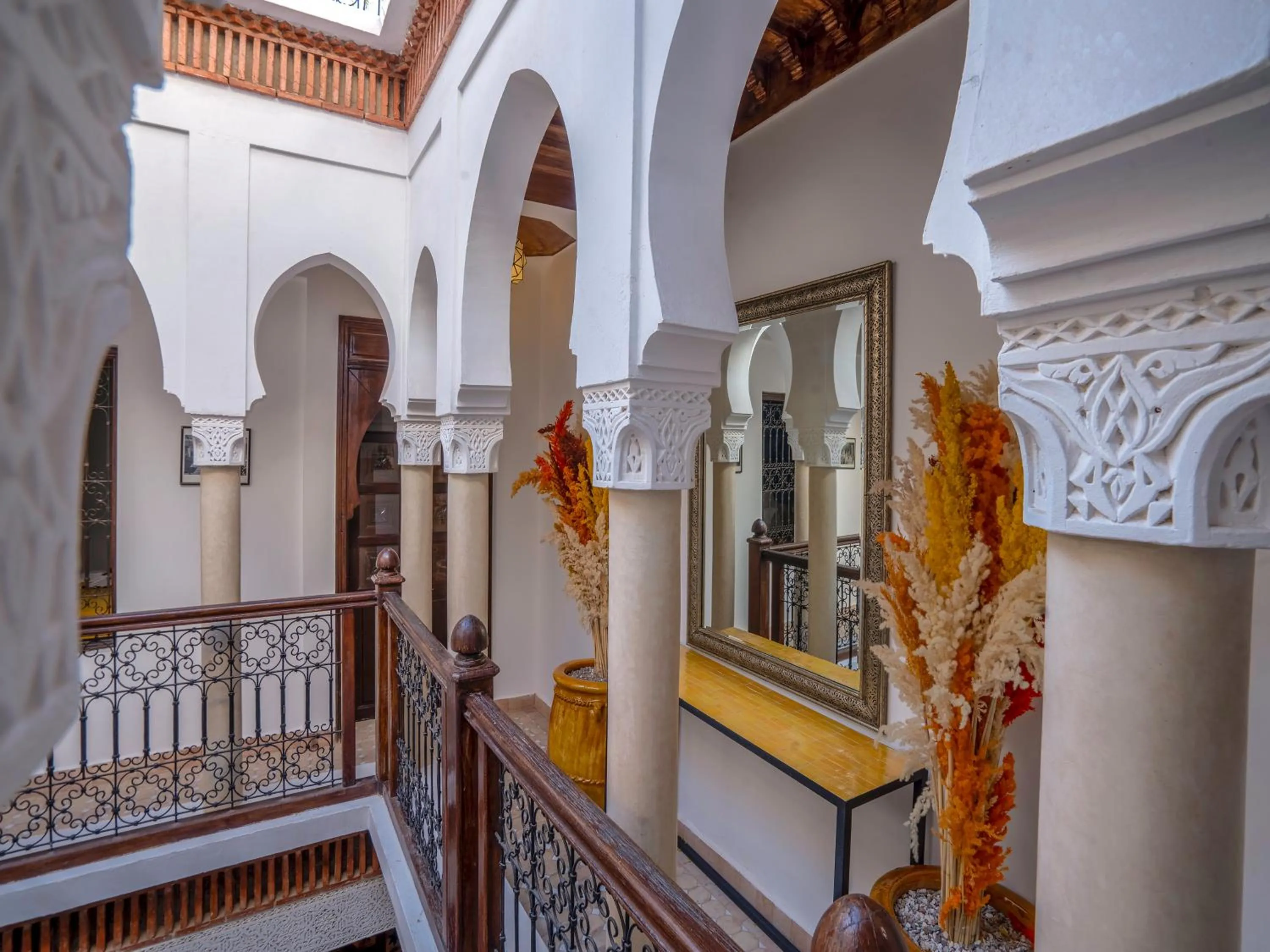 Balcony/Terrace in Riad Kilimini & SPA