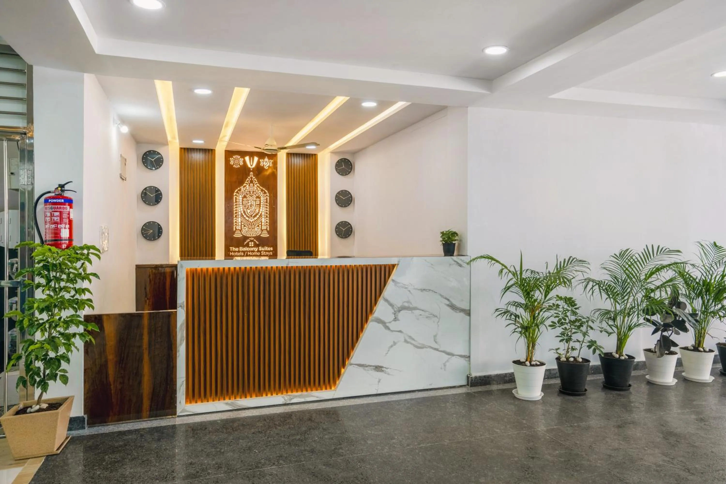 Lobby or reception in The Balcony Suites