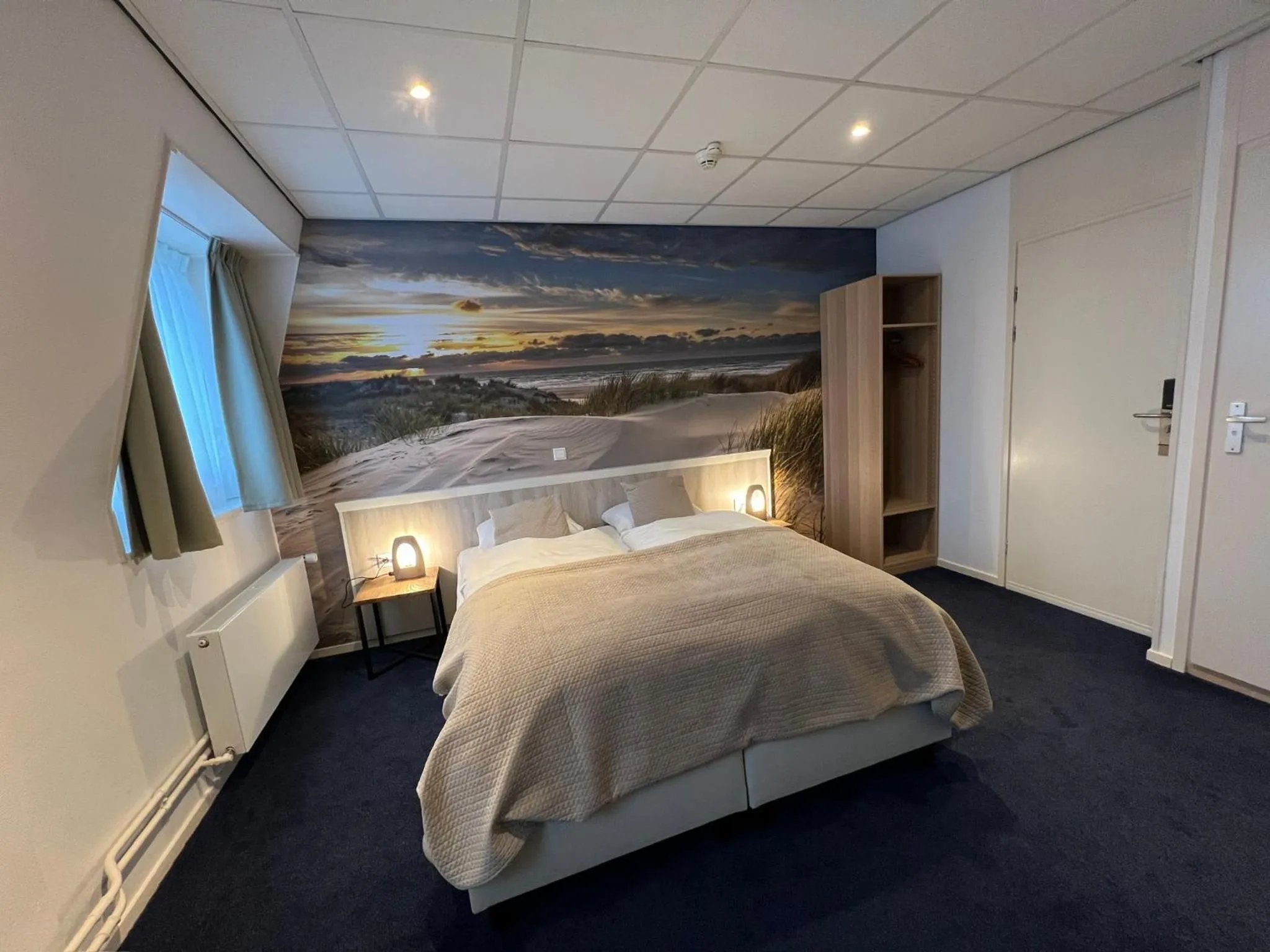Bed in SEA YOU Hotel Noordwijk