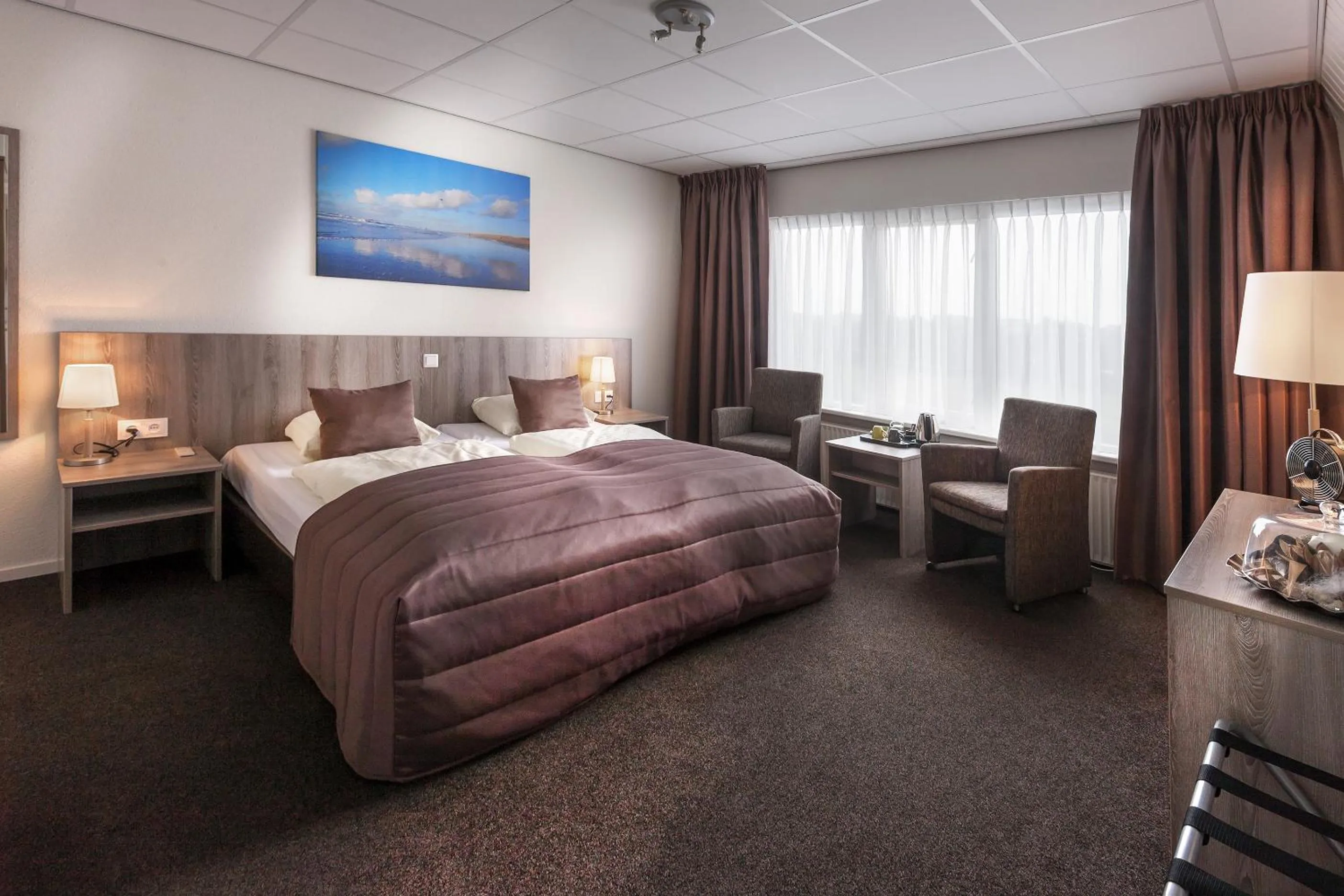 Photo of the whole room, Bed in SEA YOU Hotel Noordwijk