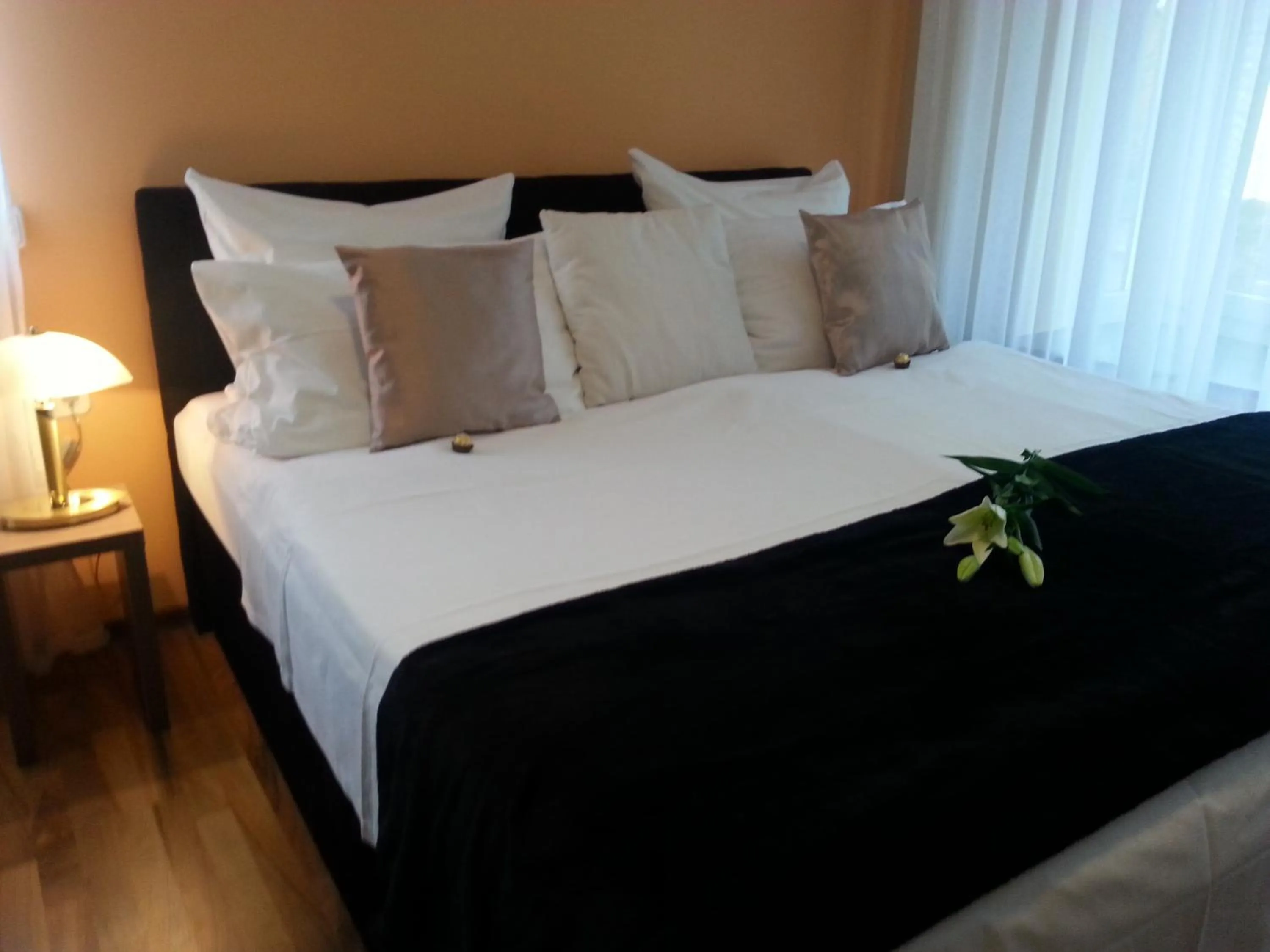 Bed in Hotel Zum Berggarten