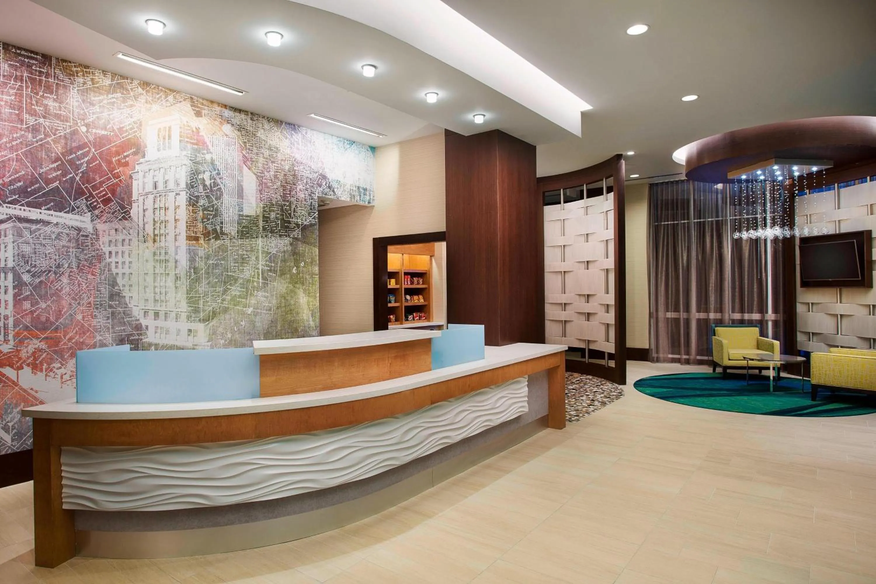 Lobby or reception in SpringHill Suites by Marriott Houston Downtown/Convention Center