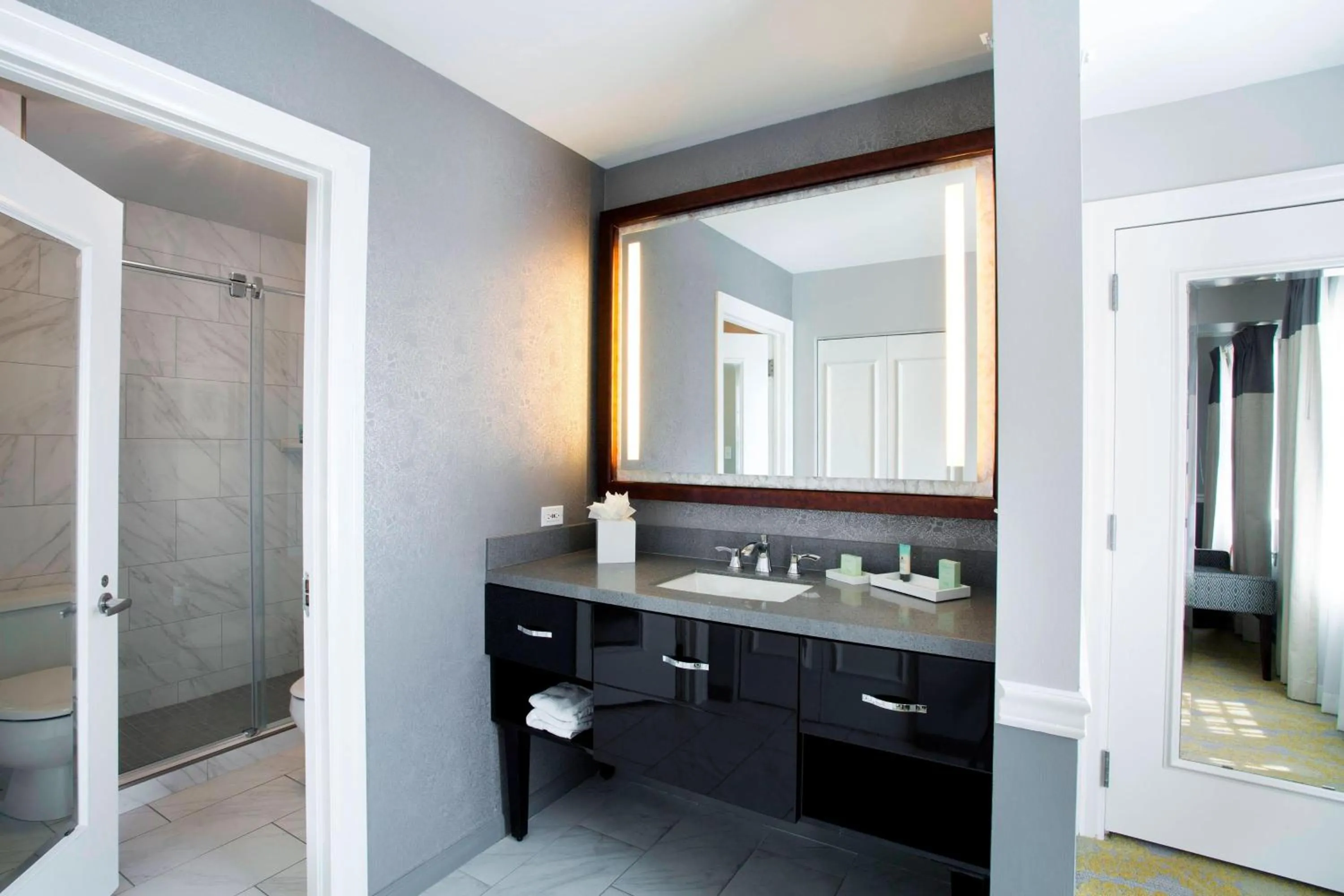 Bathroom in Ambassador Hotel Tulsa, Autograph Collection