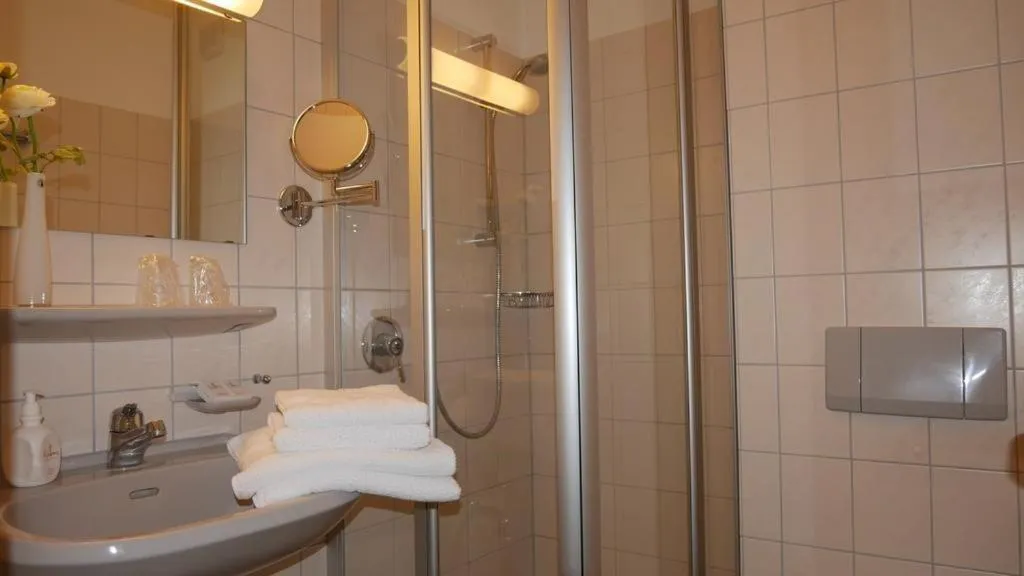 Shower in Hotel Garni Alte Post