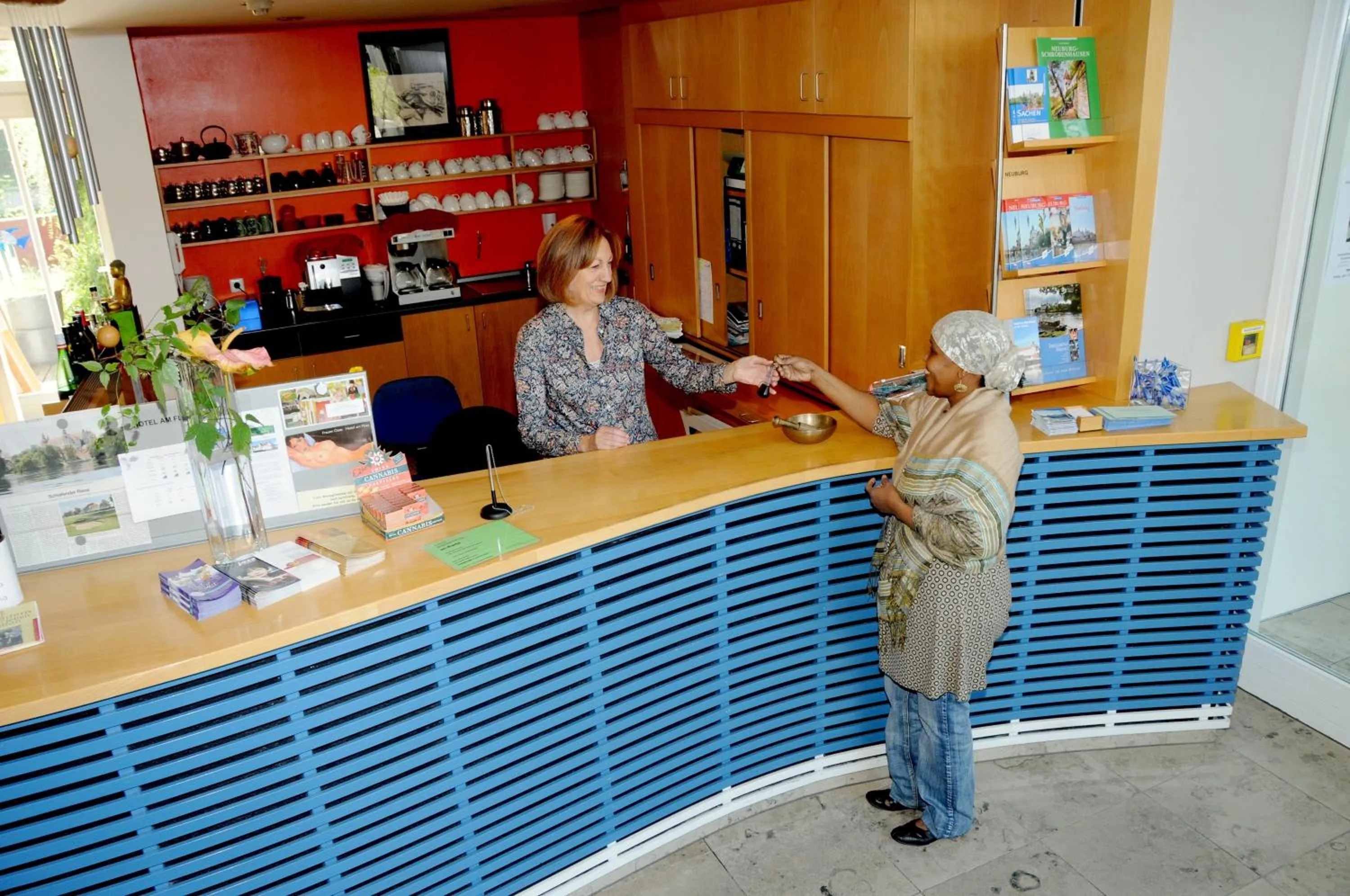 Lobby or reception in Hotel am Fluss