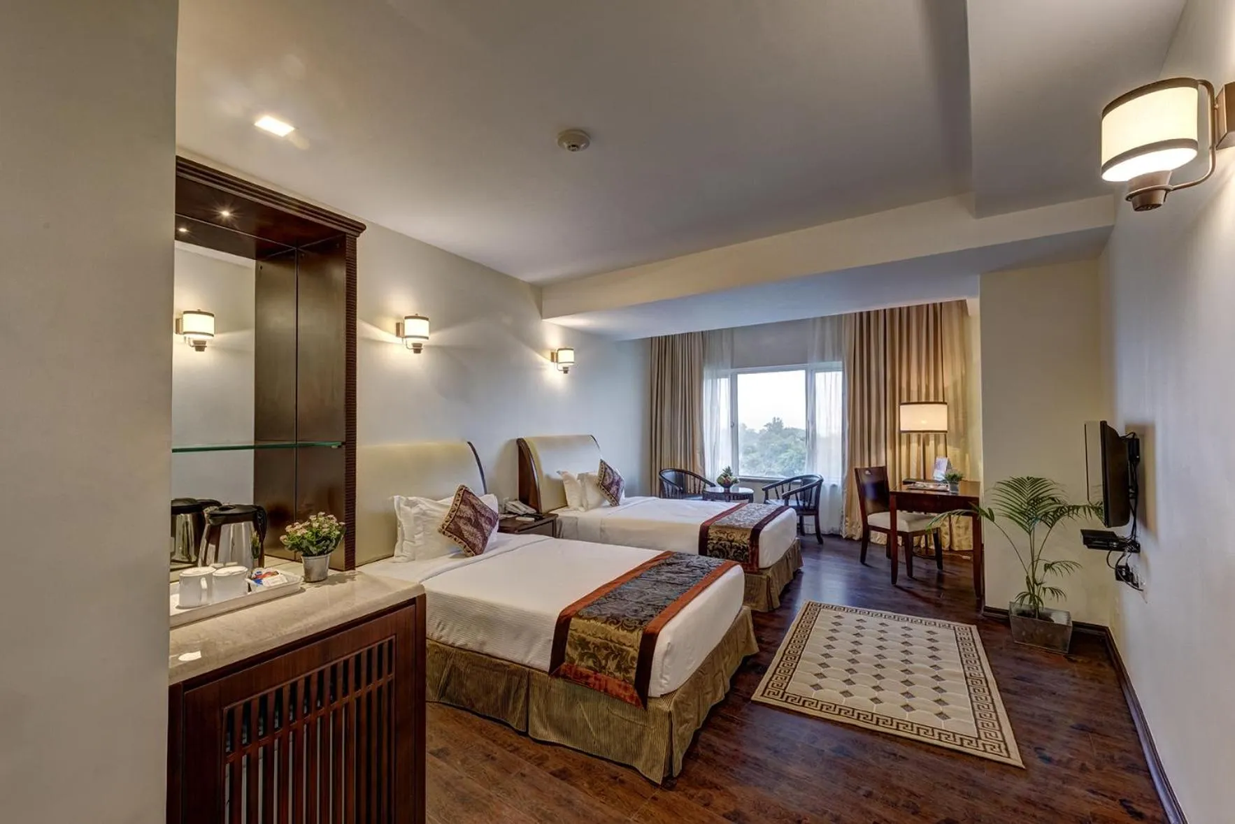 Bed in The Fern Residency Galaxy Mall