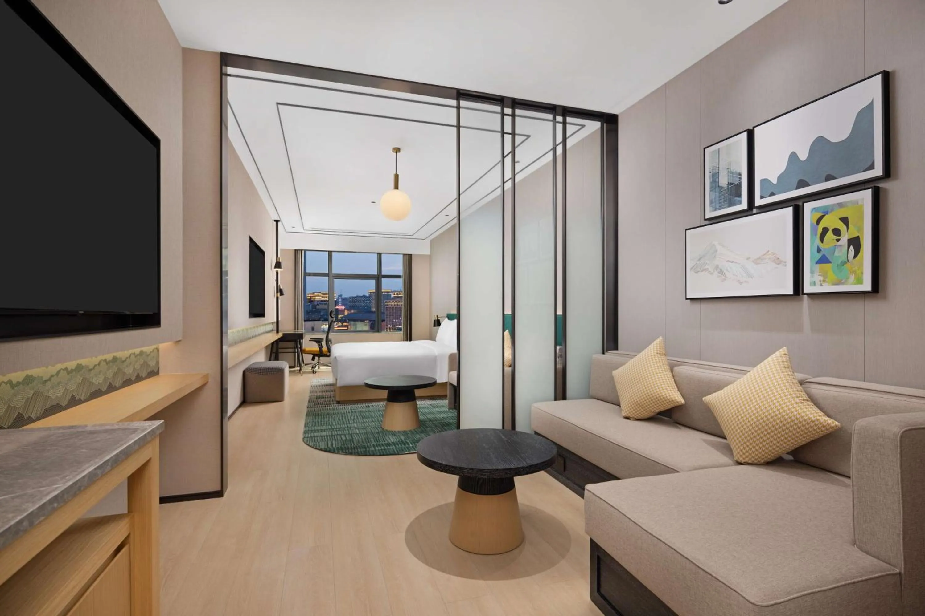 Living room in Hilton Garden Inn Chengdu Chunxi Road Center