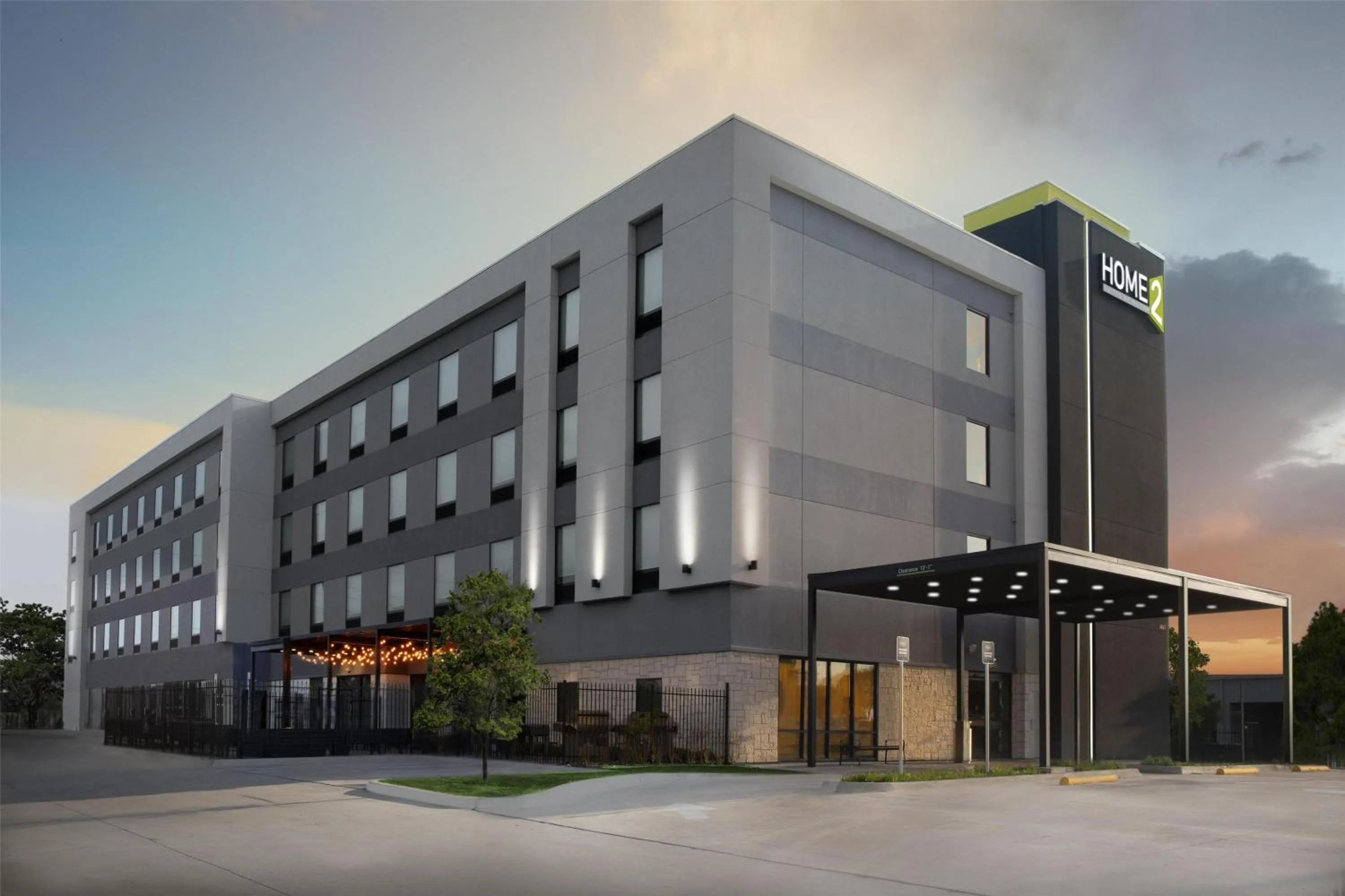 Property building in Home2 Suites By Hilton Dallas East