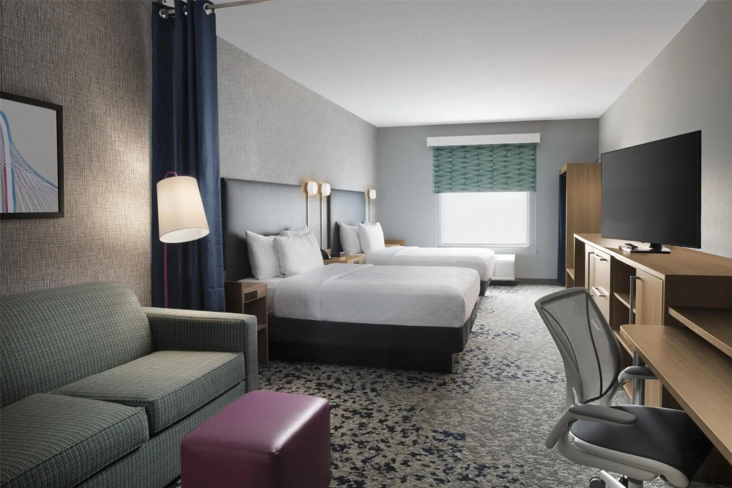 Studio Suite with Two Queen Beds and Tub - Mobility Access in Home2 Suites By Hilton Dallas East Studio Suite with Two Queen Beds and Tub - Mobility Access in Home2 Suites By Hilton Dallas East