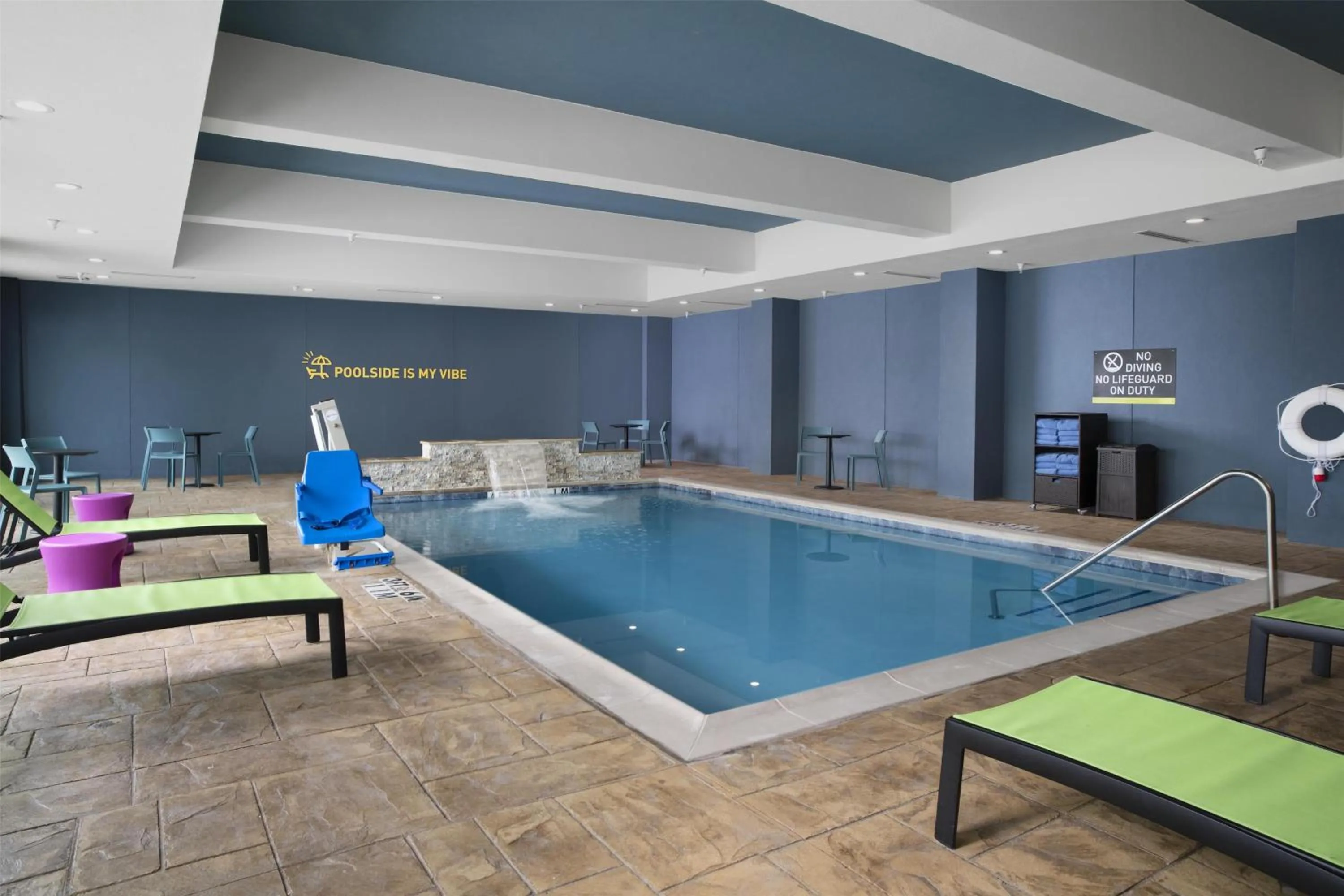 Pool view in Home2 Suites By Hilton Dallas East