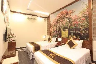 Bed in Tuong Vi Hotel