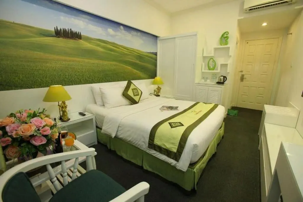 Bed in Tuong Vi Hotel