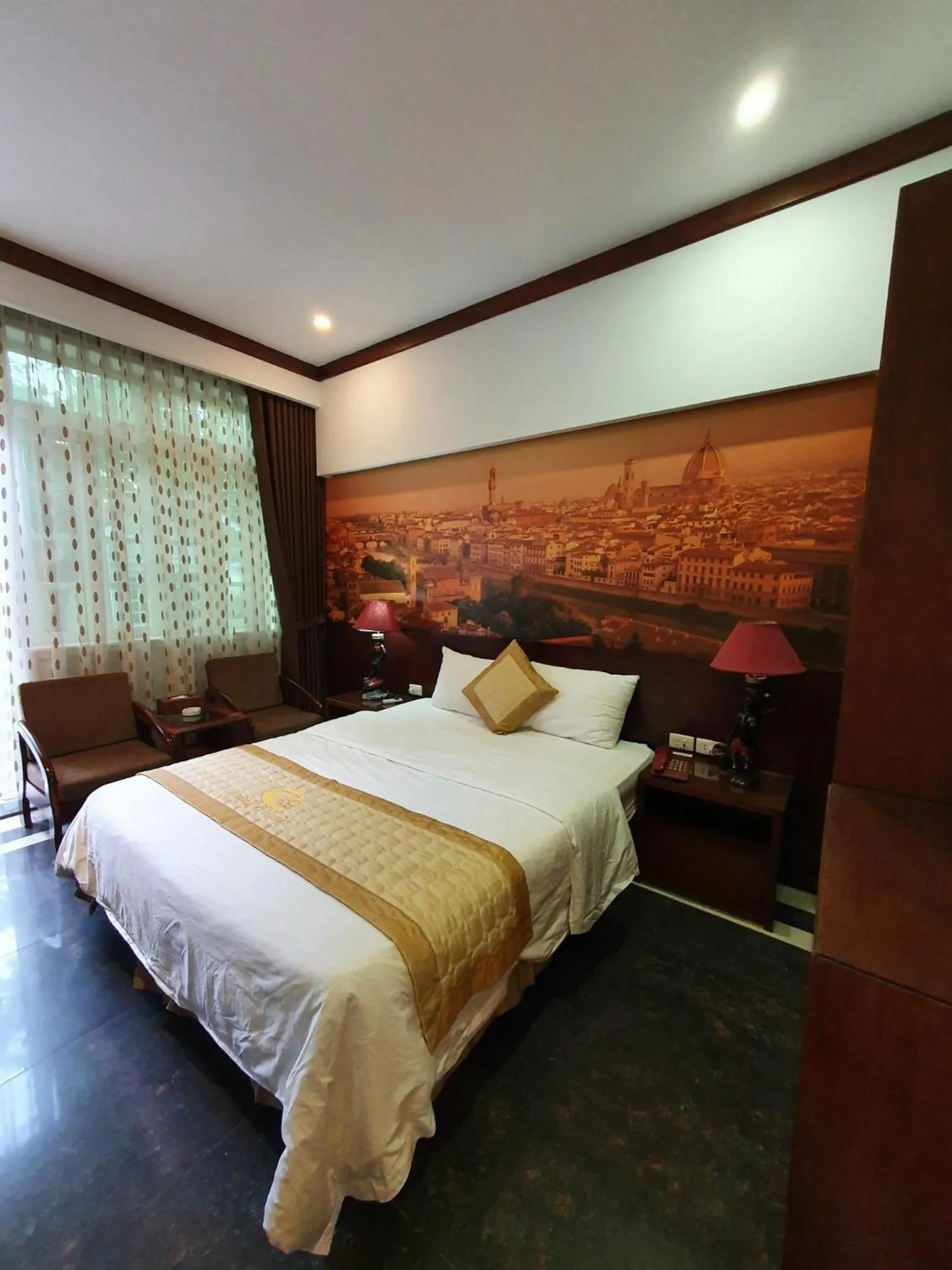 Bed in Tuong Vi Hotel