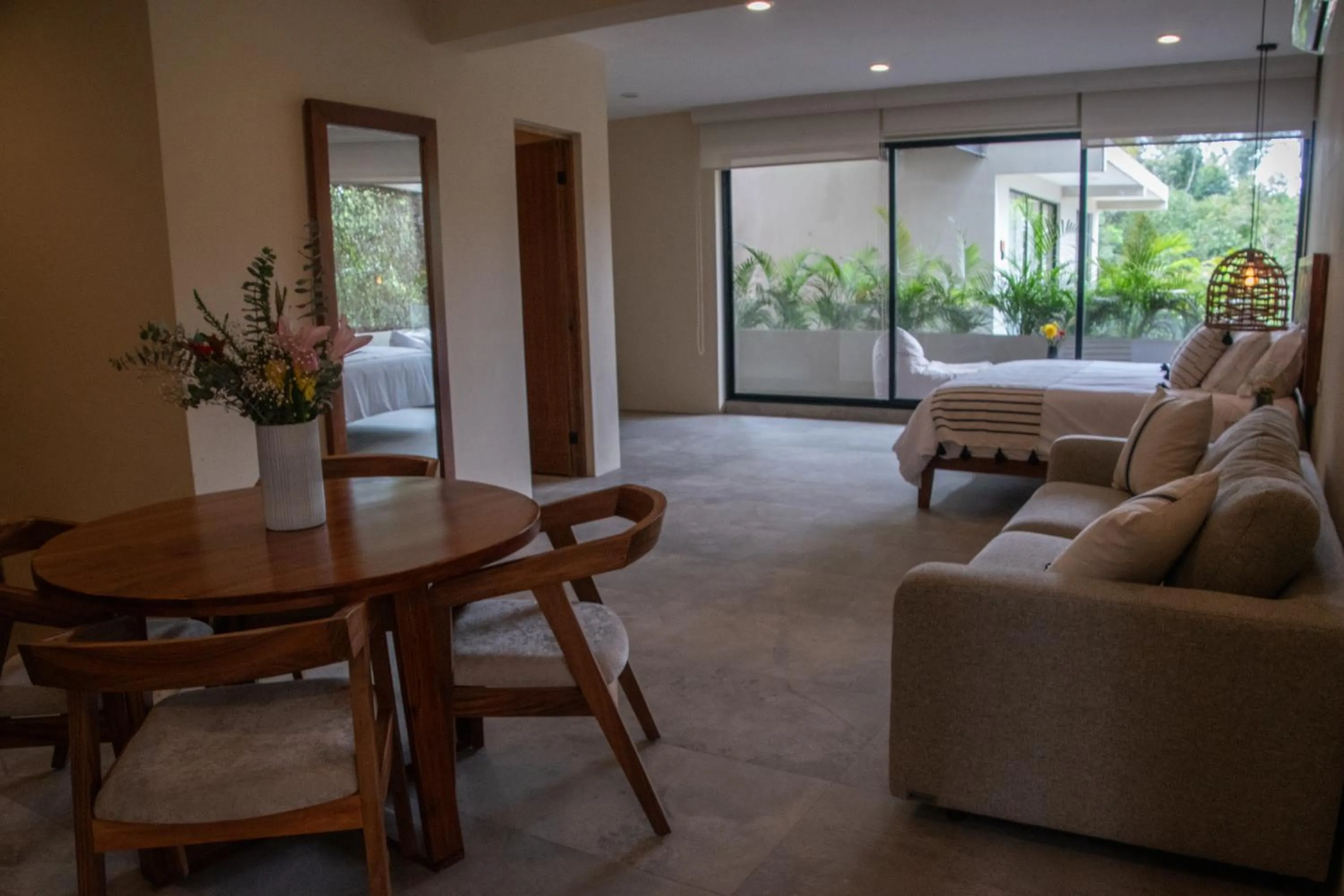 Bed in Xamira Tulum Studios