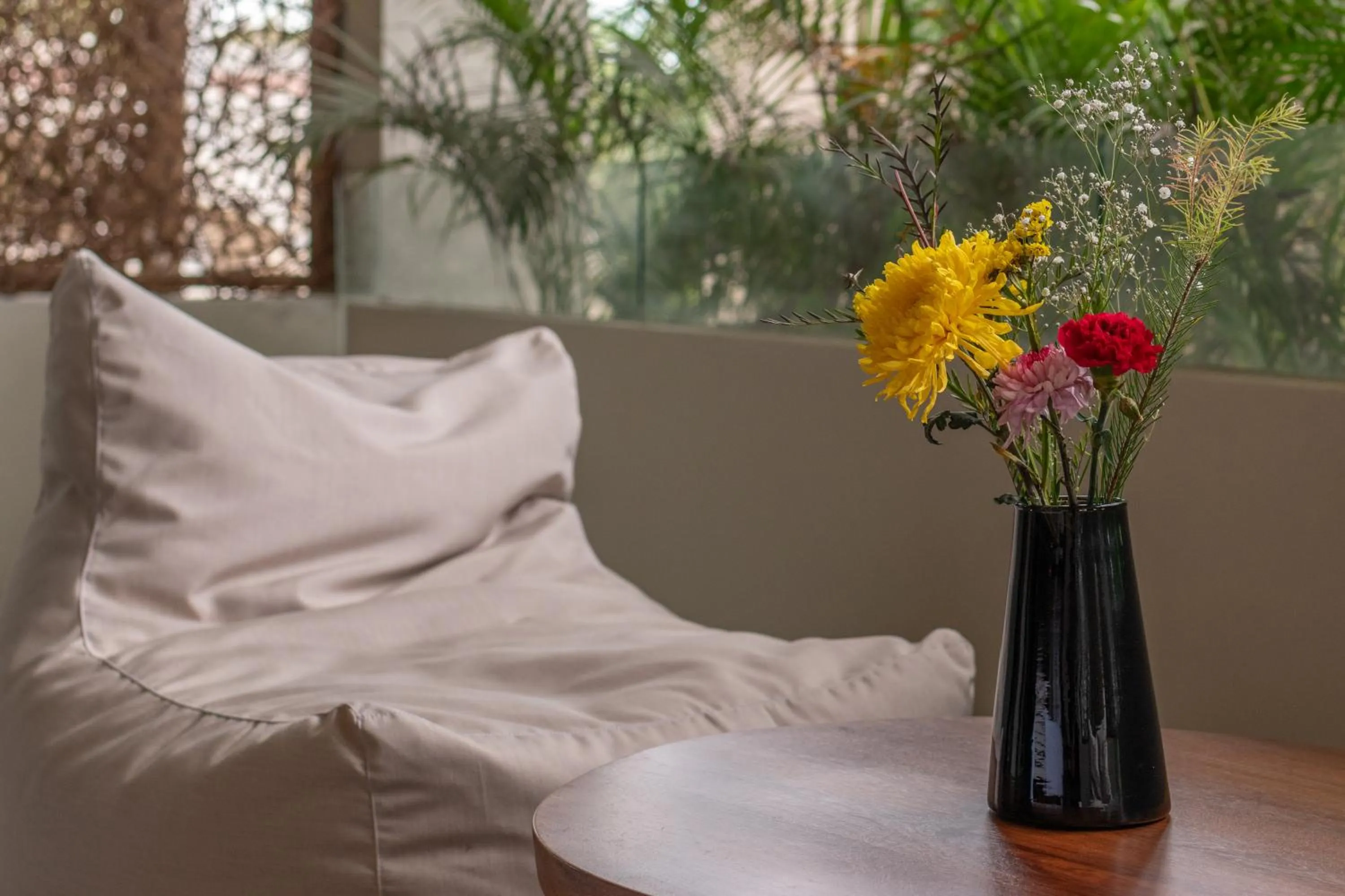 Seating area in Xamira Tulum Studios