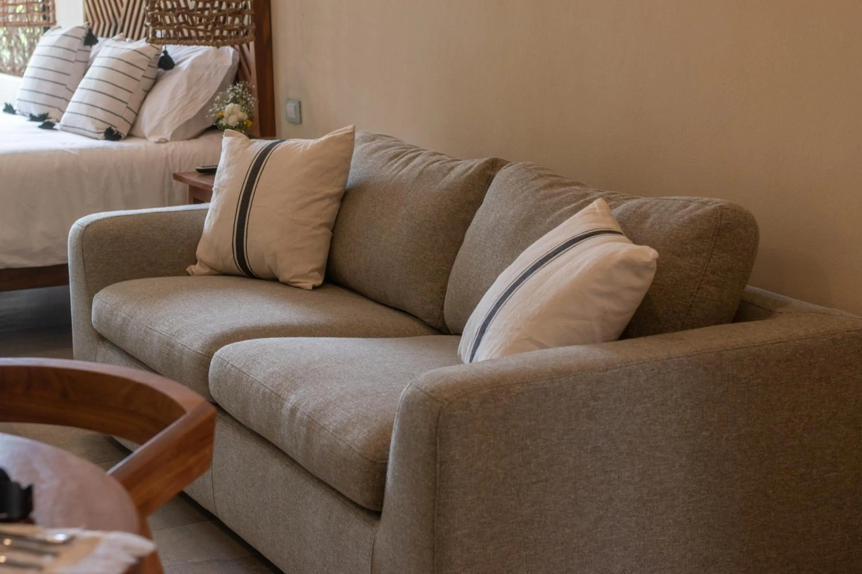 Living room in Xamira Tulum Studios