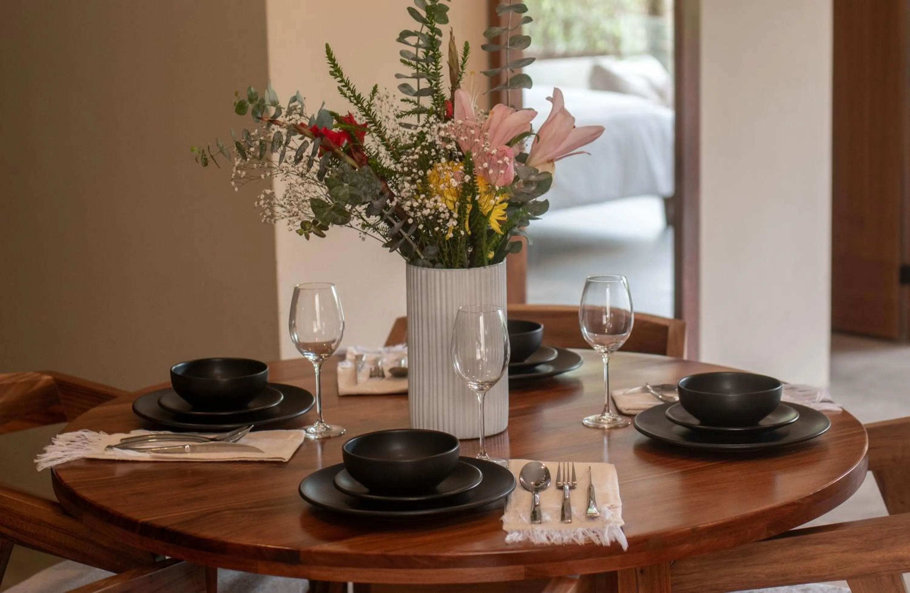 Food and drinks in Xamira Tulum Studios