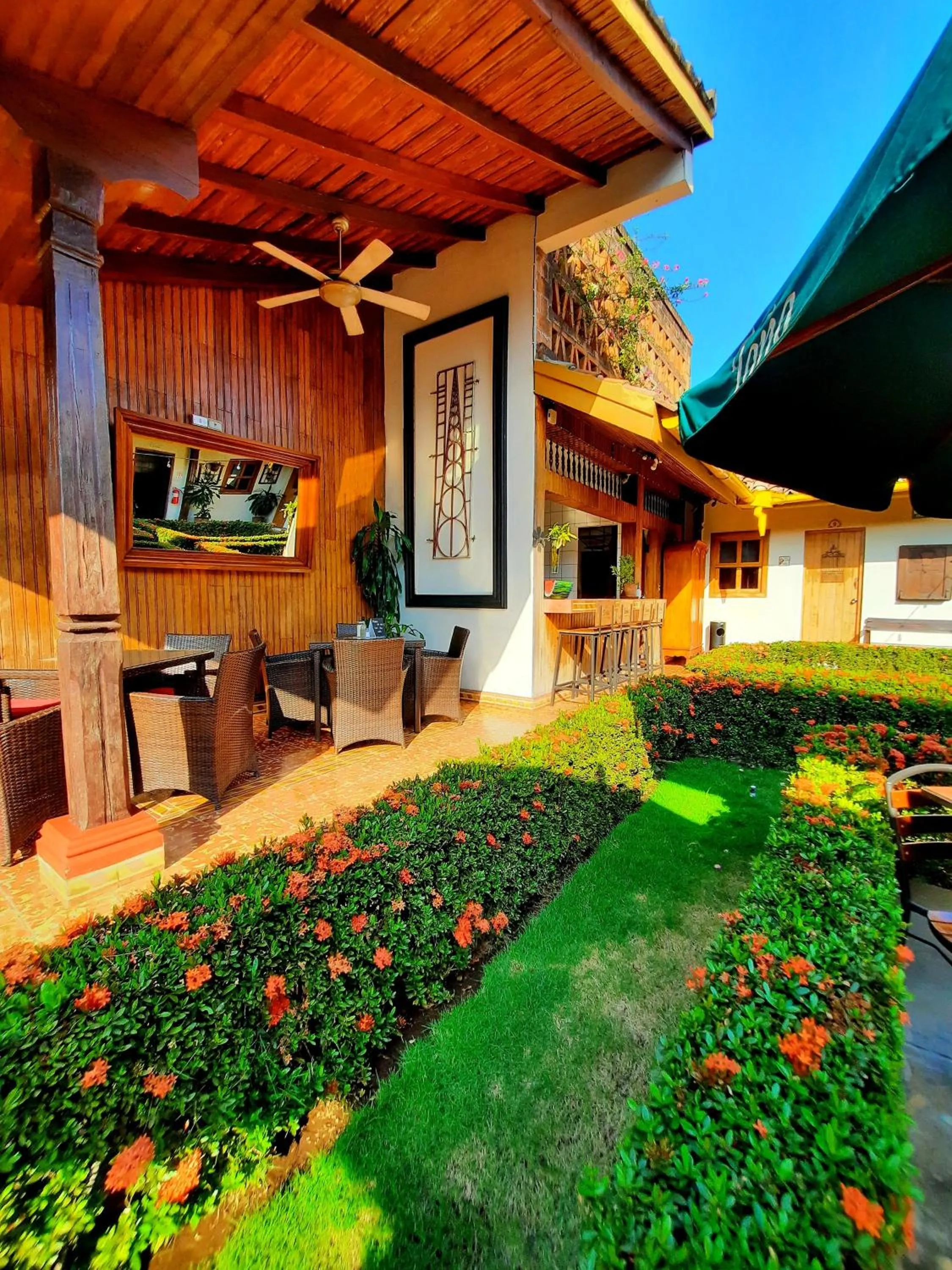 Garden in Hotel La Posada del Doctor