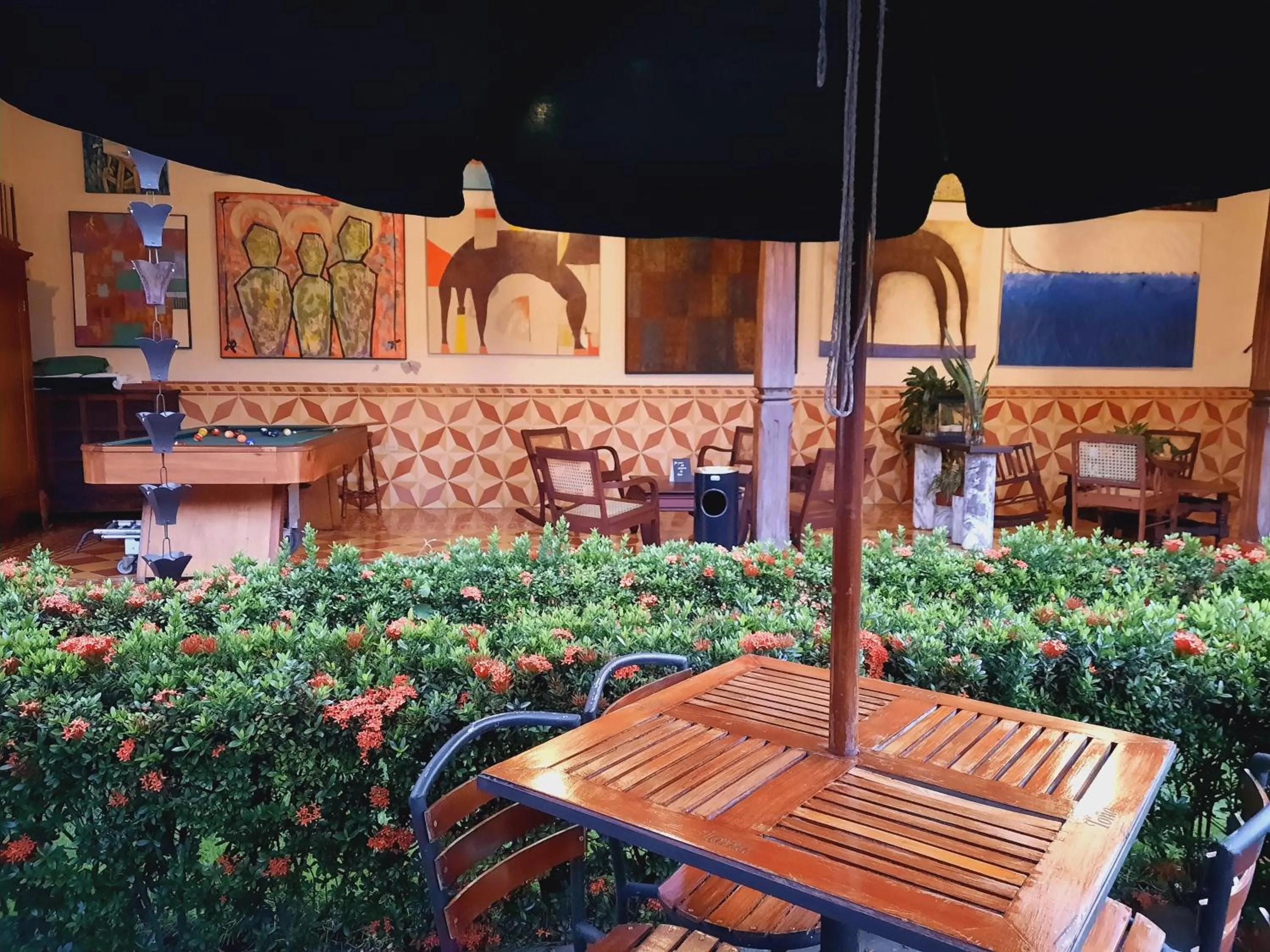 Patio in Hotel La Posada del Doctor