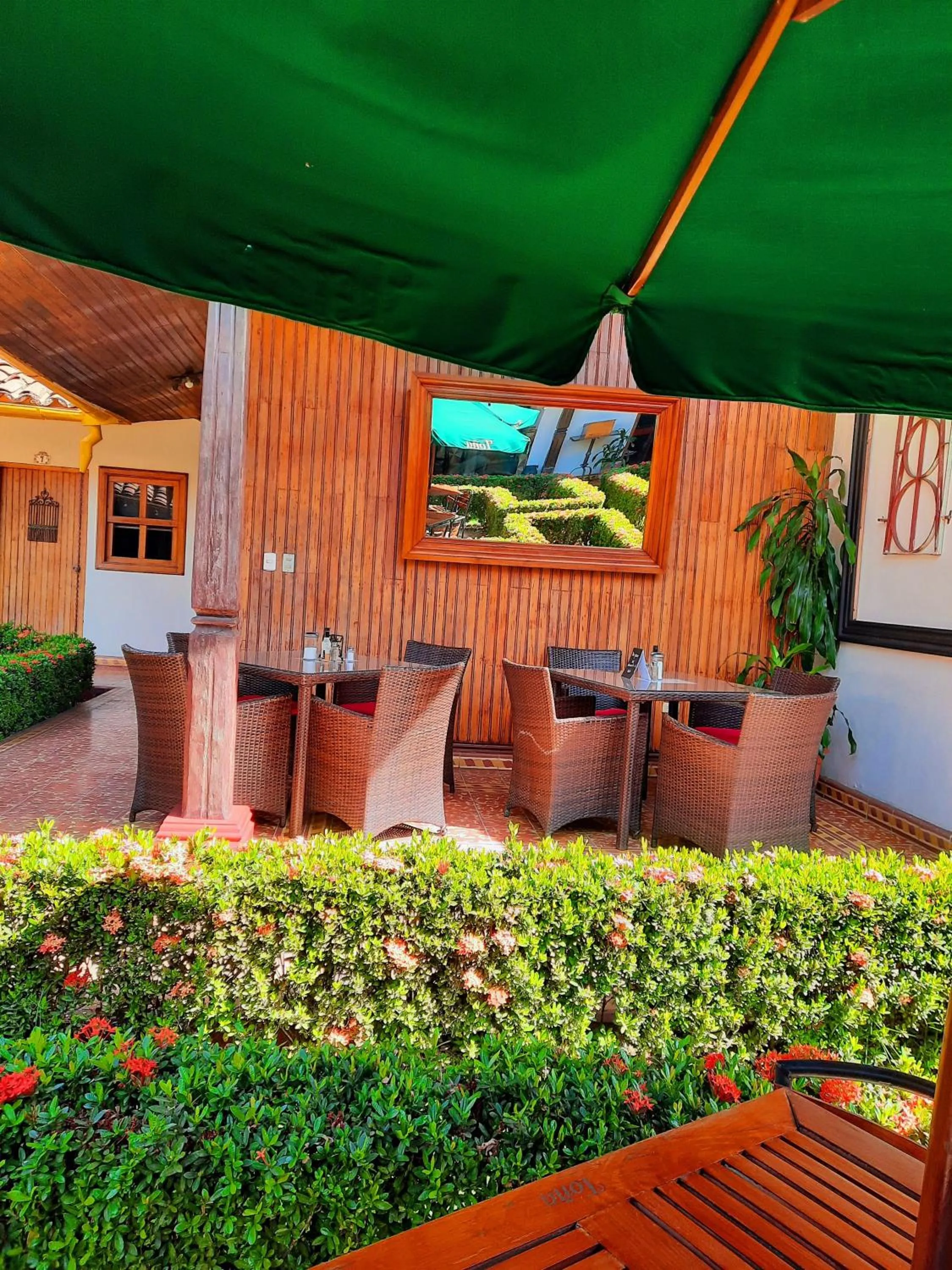 Patio in Hotel La Posada del Doctor
