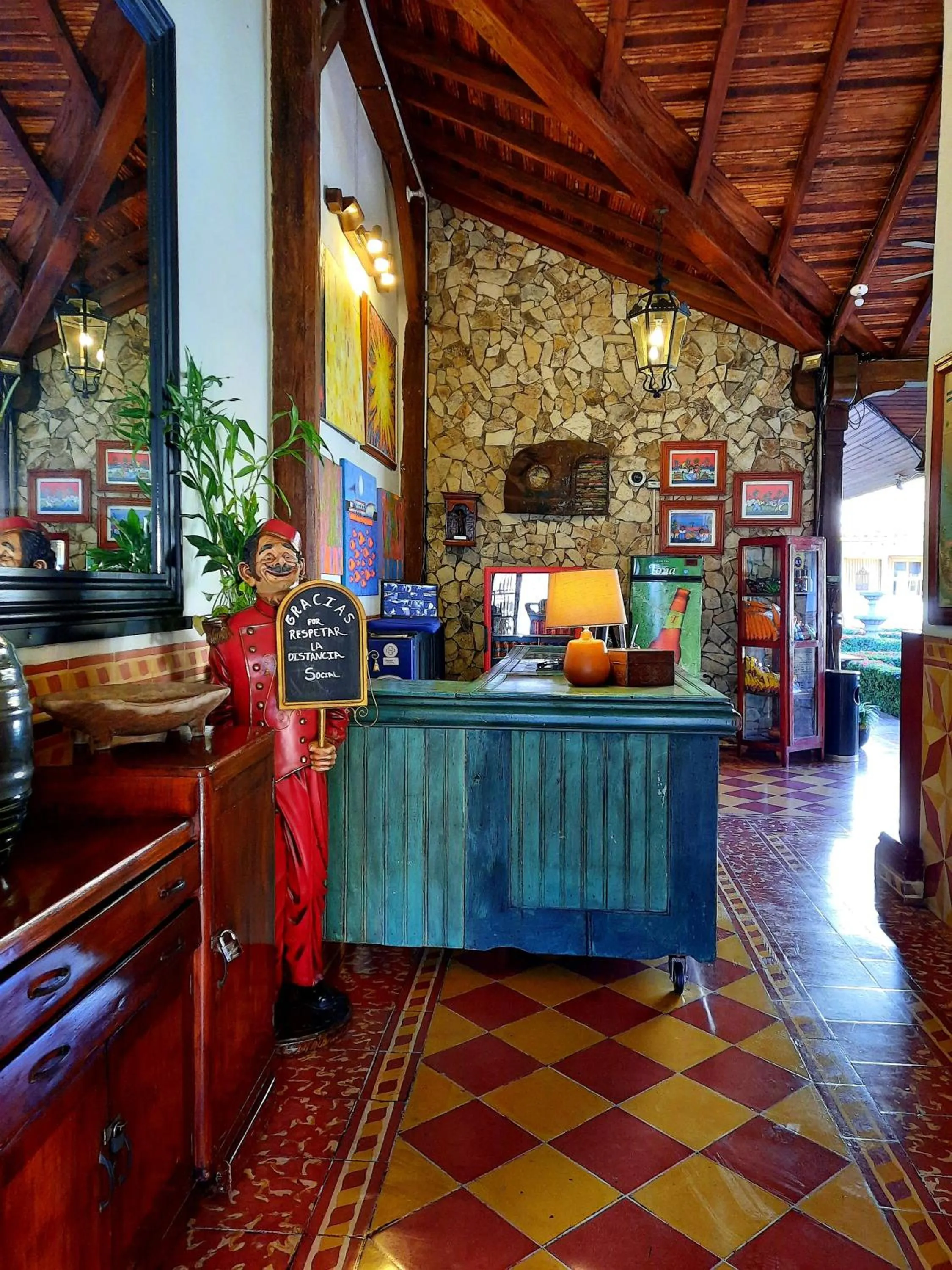 Lobby or reception in Hotel La Posada del Doctor