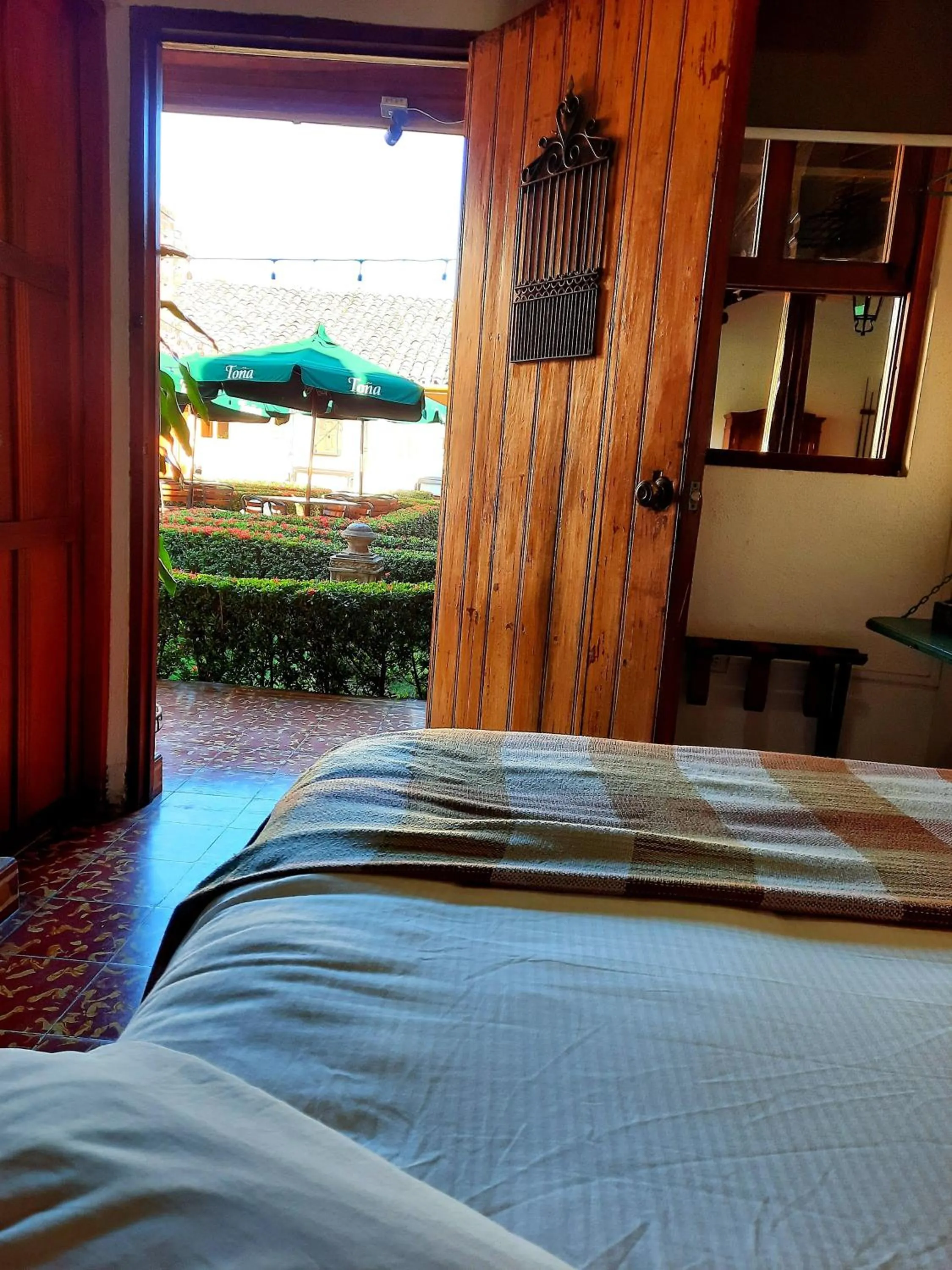 Bed in Hotel La Posada del Doctor