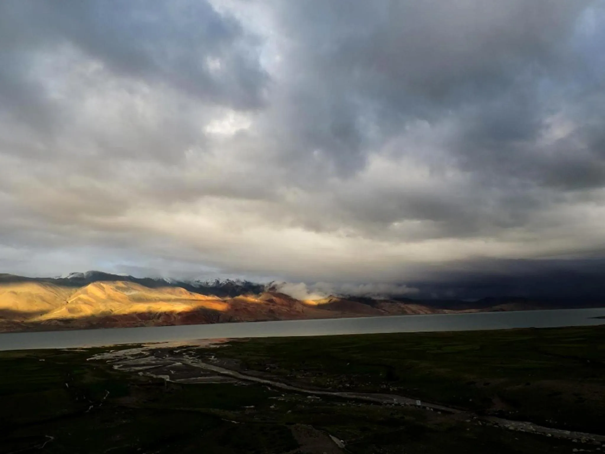 Lake view in Tsomoriri Hotel Lake View