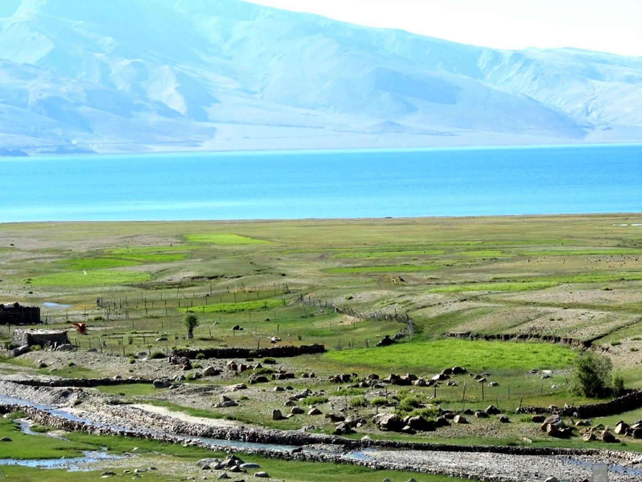 Lake view in Tsomoriri Hotel Lake View