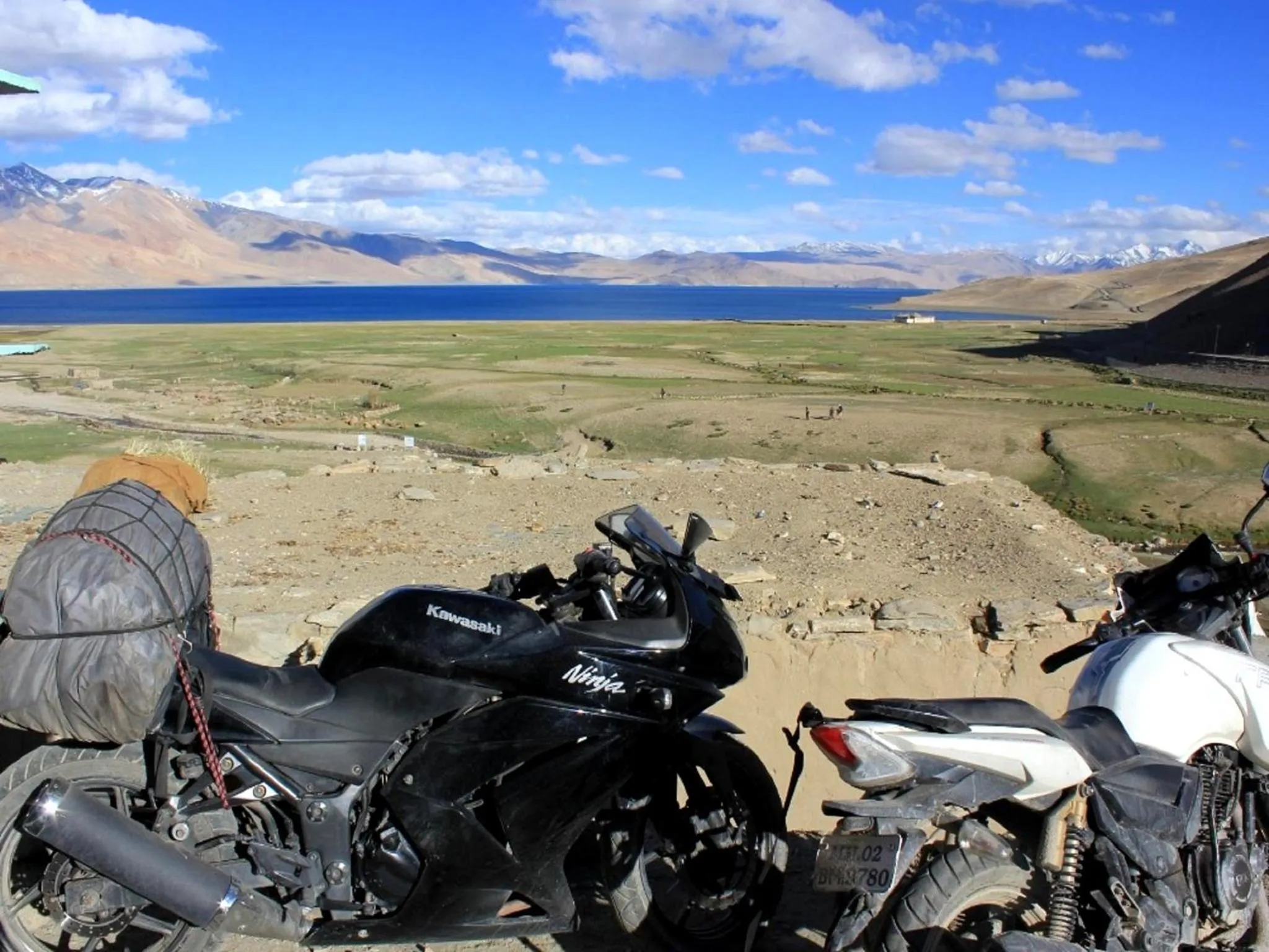 On site in Tsomoriri Hotel Lake View