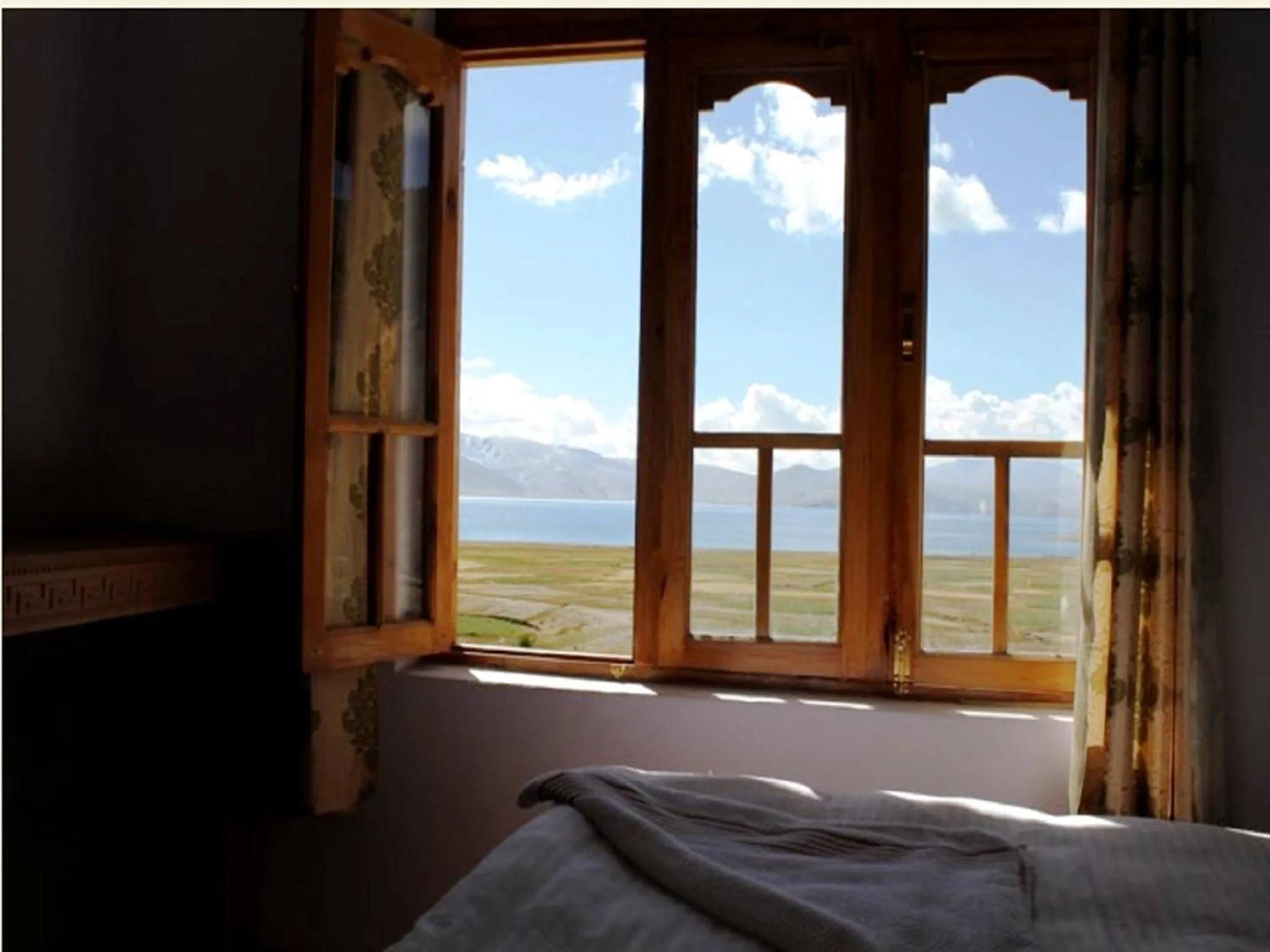 Bedroom, Bed in Tsomoriri Hotel Lake View